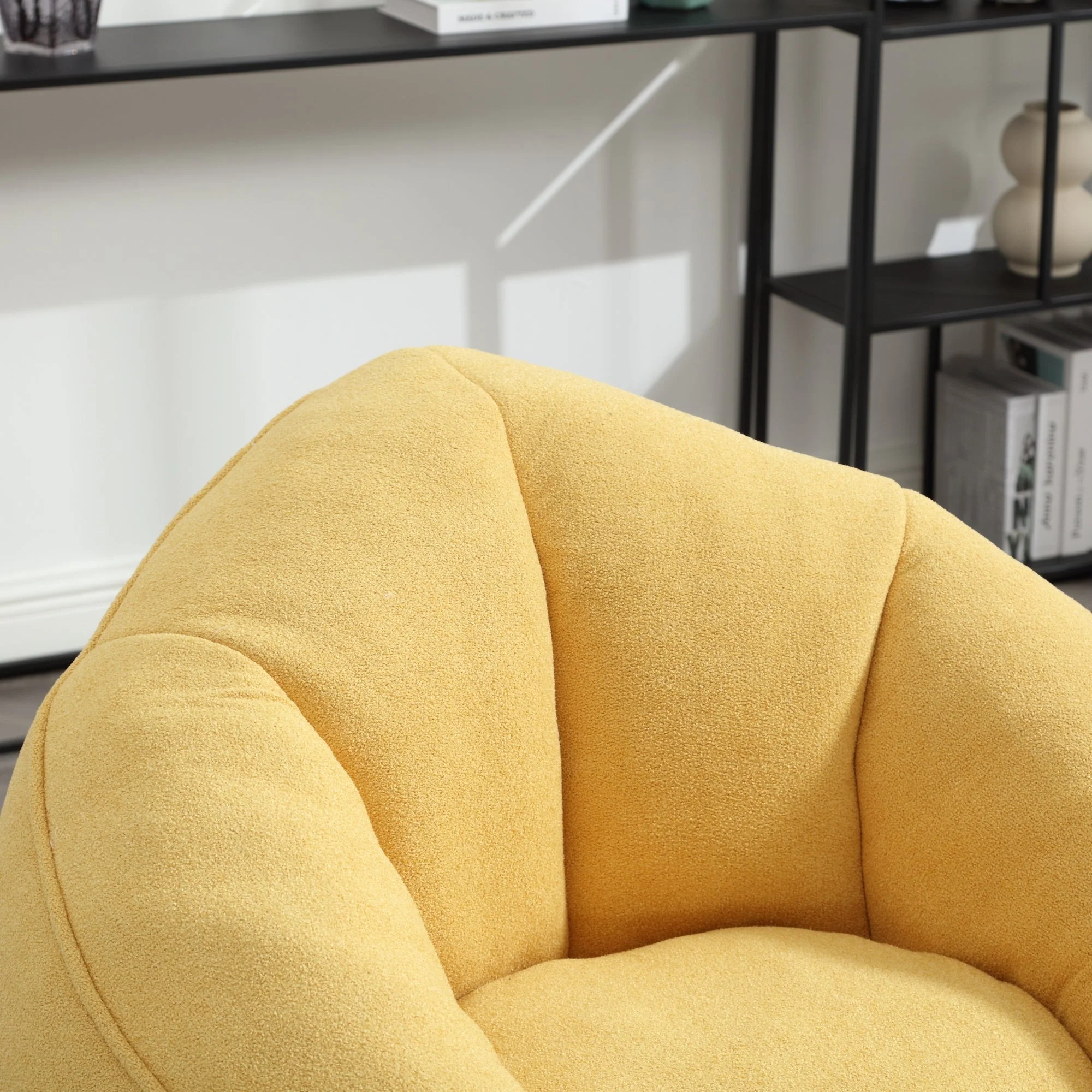 Bean Bag Sofa Chair with High-Pressure Foam and Footrest - Image 118