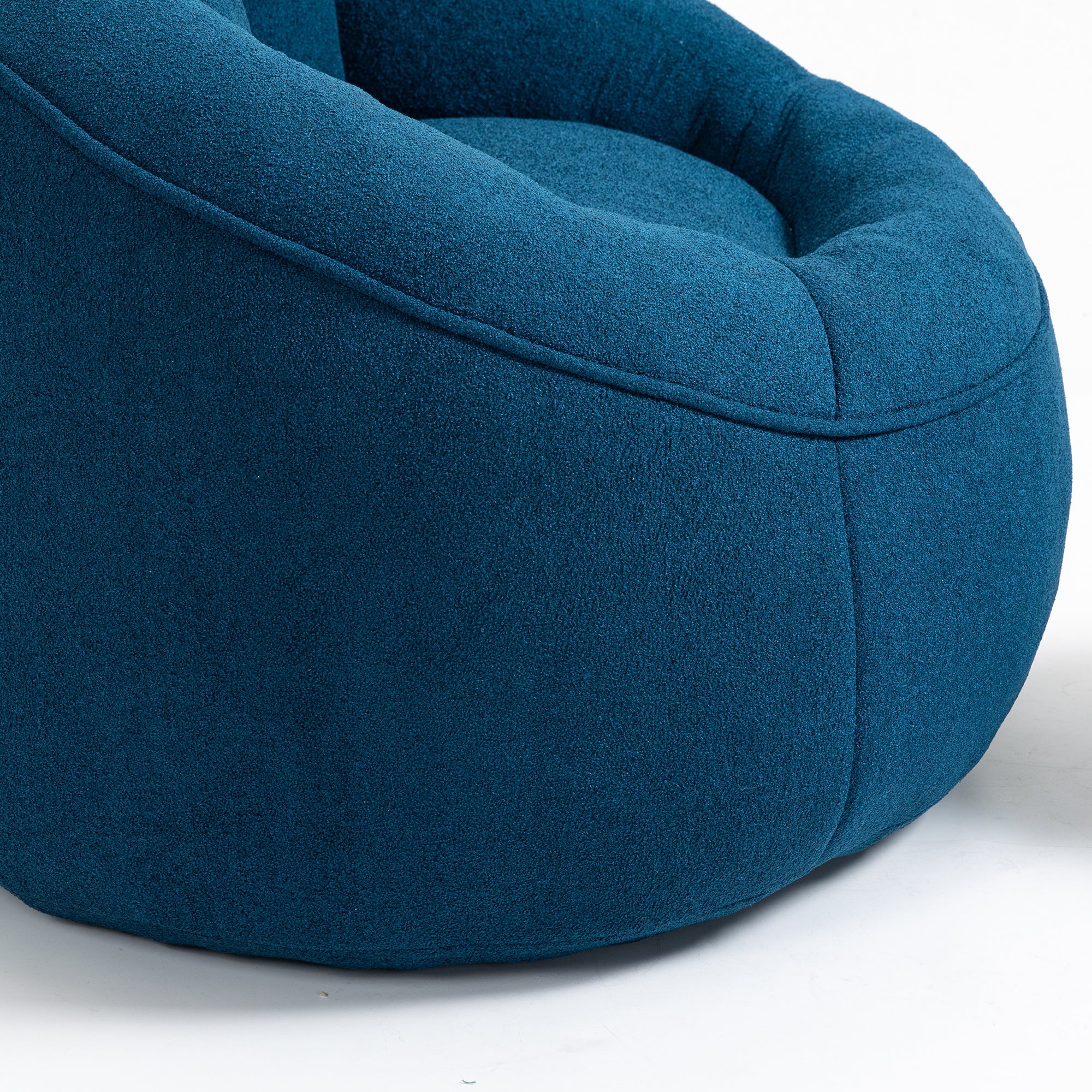 Bean Bag Sofa Chair with High-Pressure Foam and Footrest - Image 140