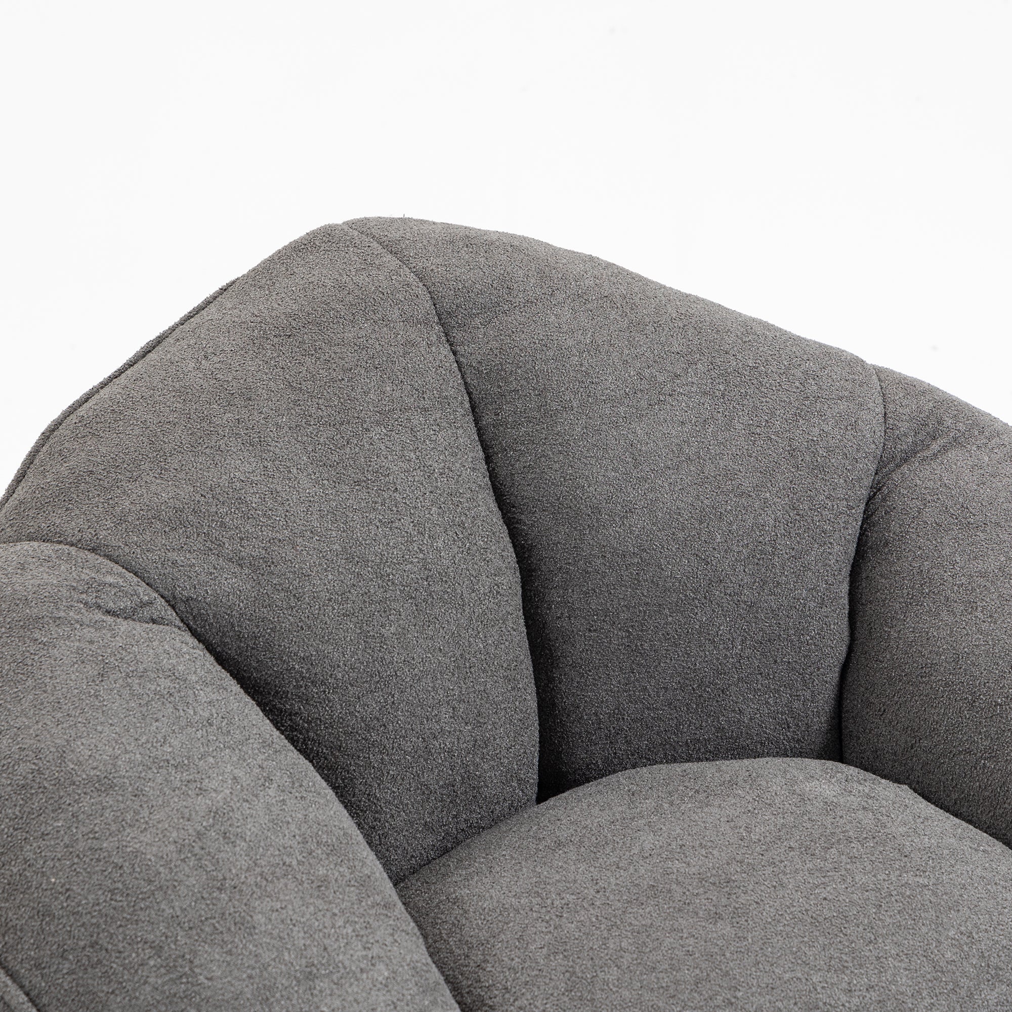 Bean Bag Sofa Chair with High-Pressure Foam and Footrest - Image 42