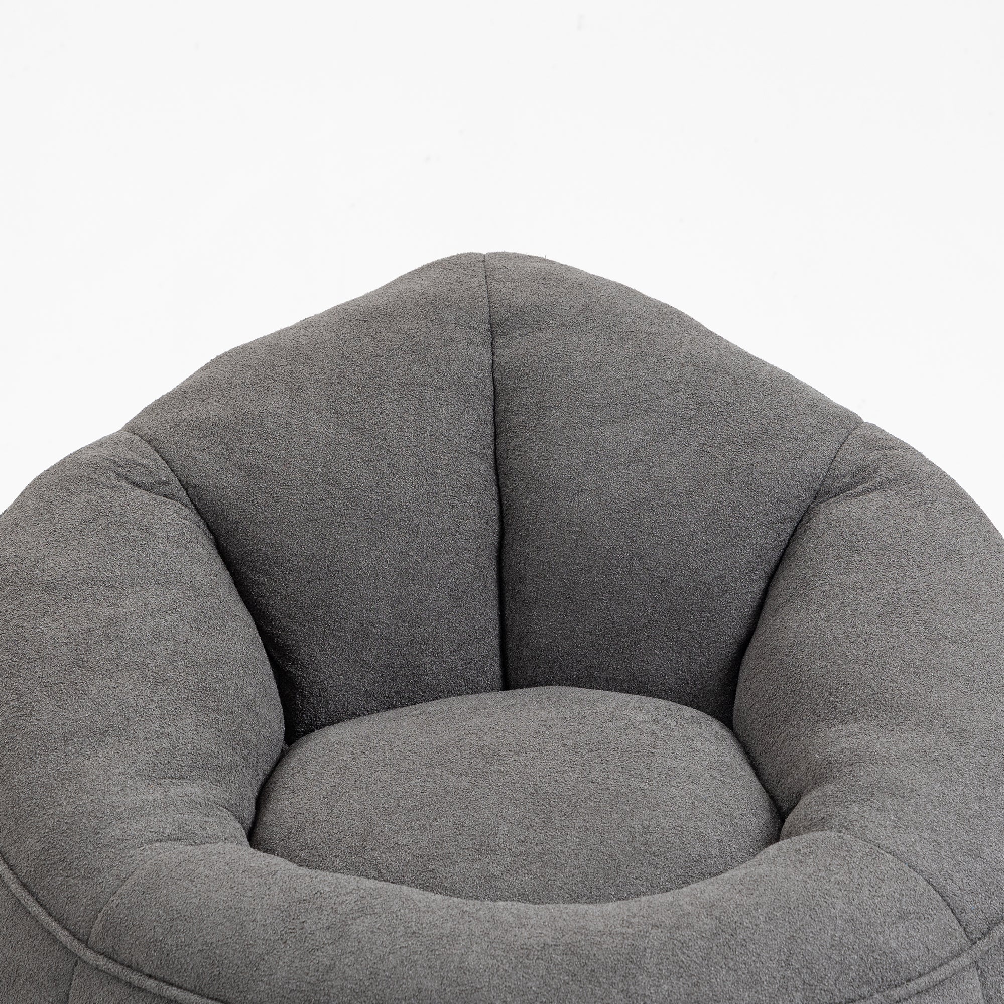 Bean Bag Sofa Chair with High-Pressure Foam and Footrest - Image 48