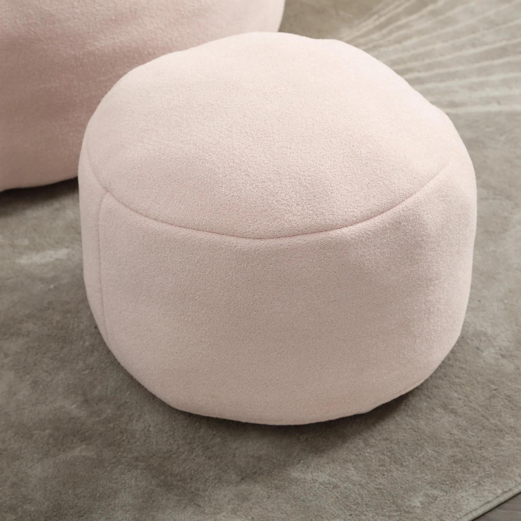 Bean Bag Sofa Chair with High-Pressure Foam and Footrest - Image 62