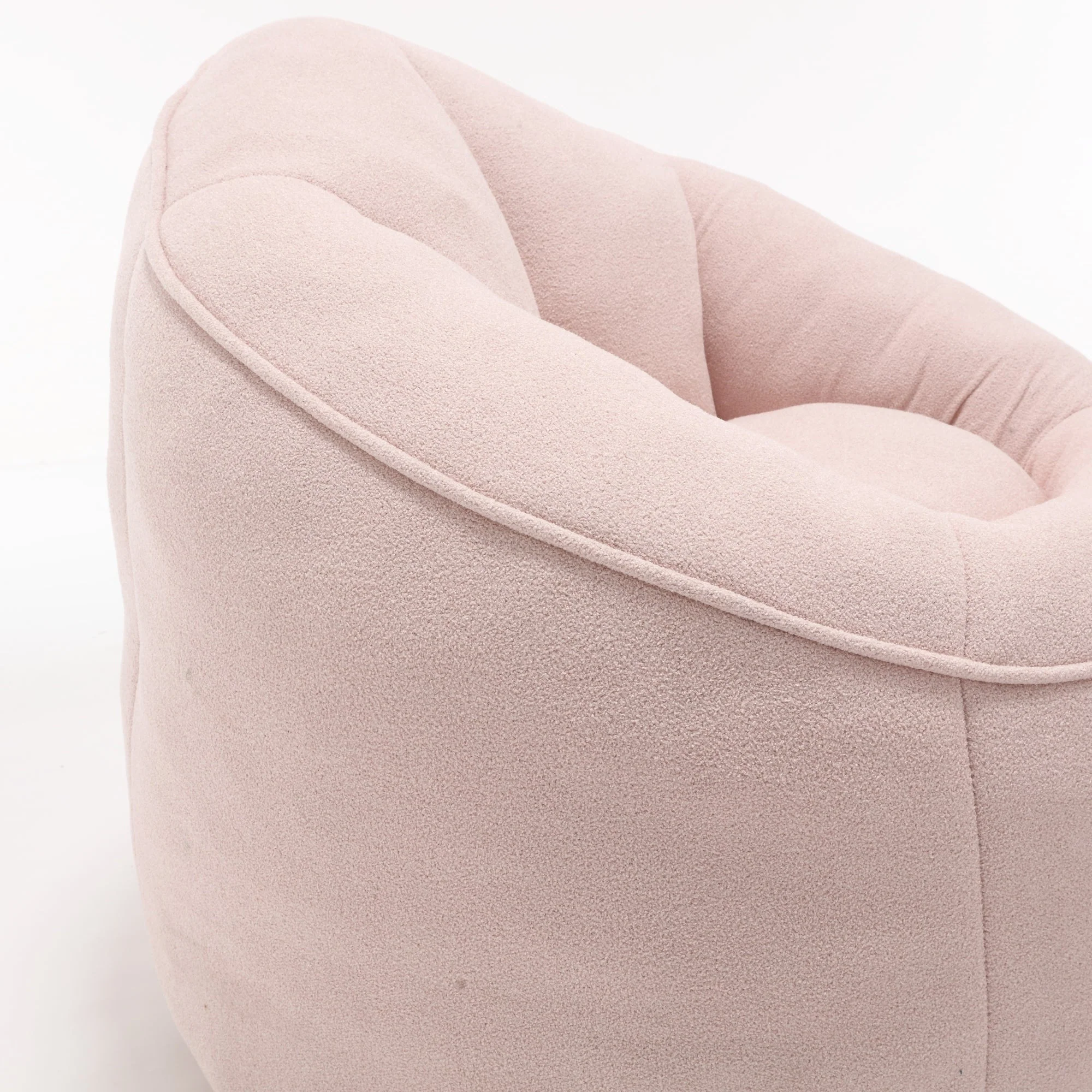 Bean Bag Sofa Chair with High-Pressure Foam and Footrest - Image 69
