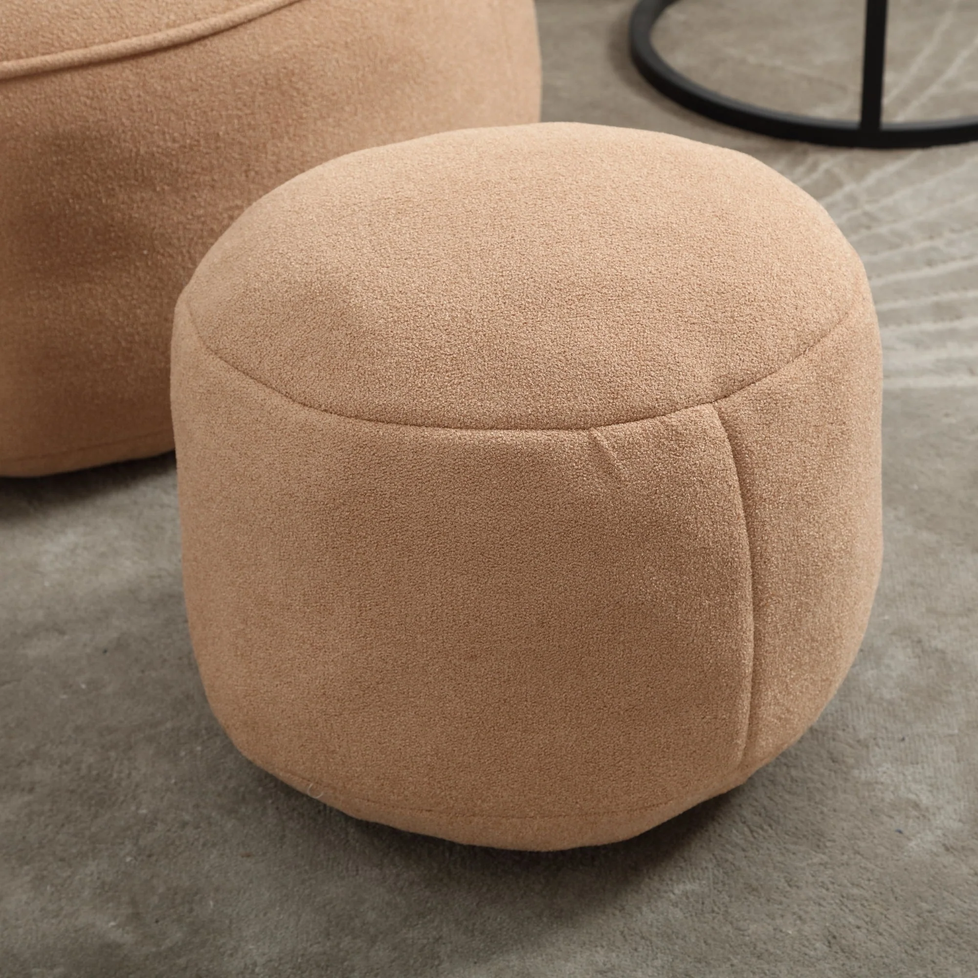Bean Bag Sofa Chair with High-Pressure Foam and Footrest - Image 89