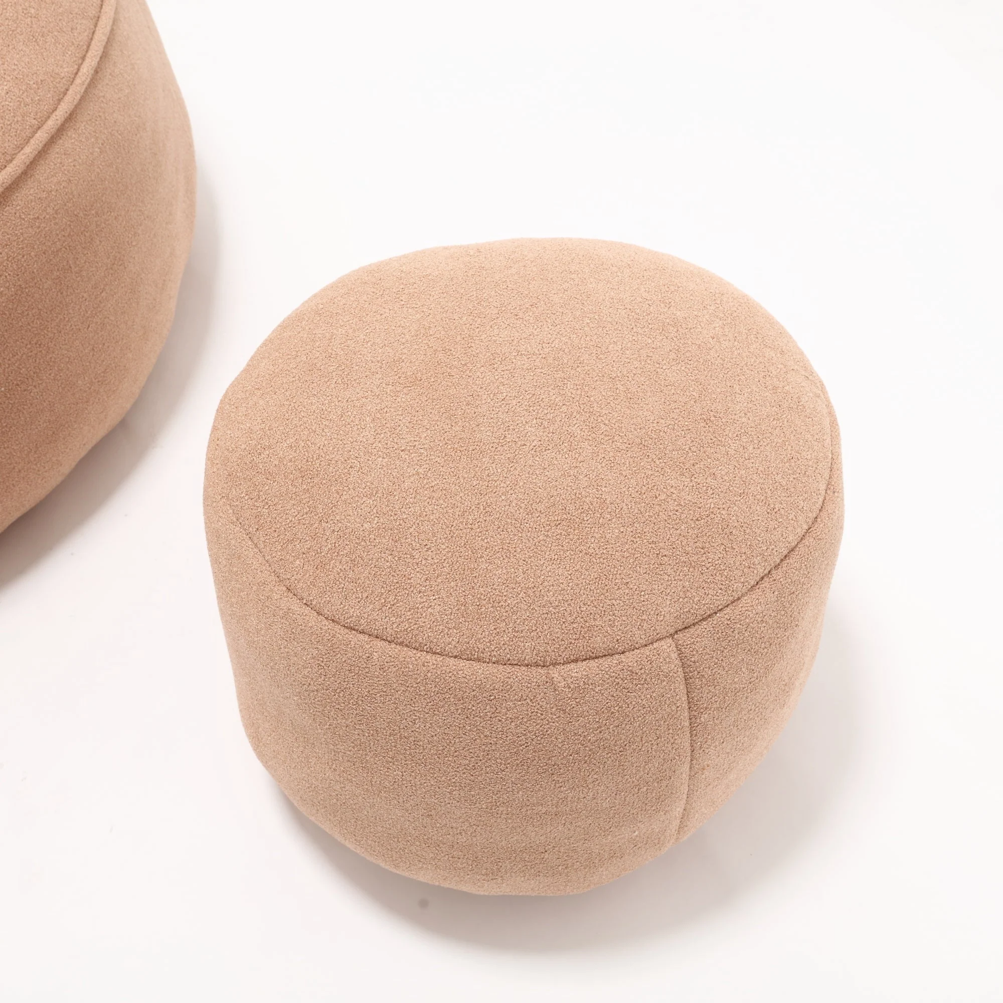 Bean Bag Sofa Chair with High-Pressure Foam and Footrest - Image 96