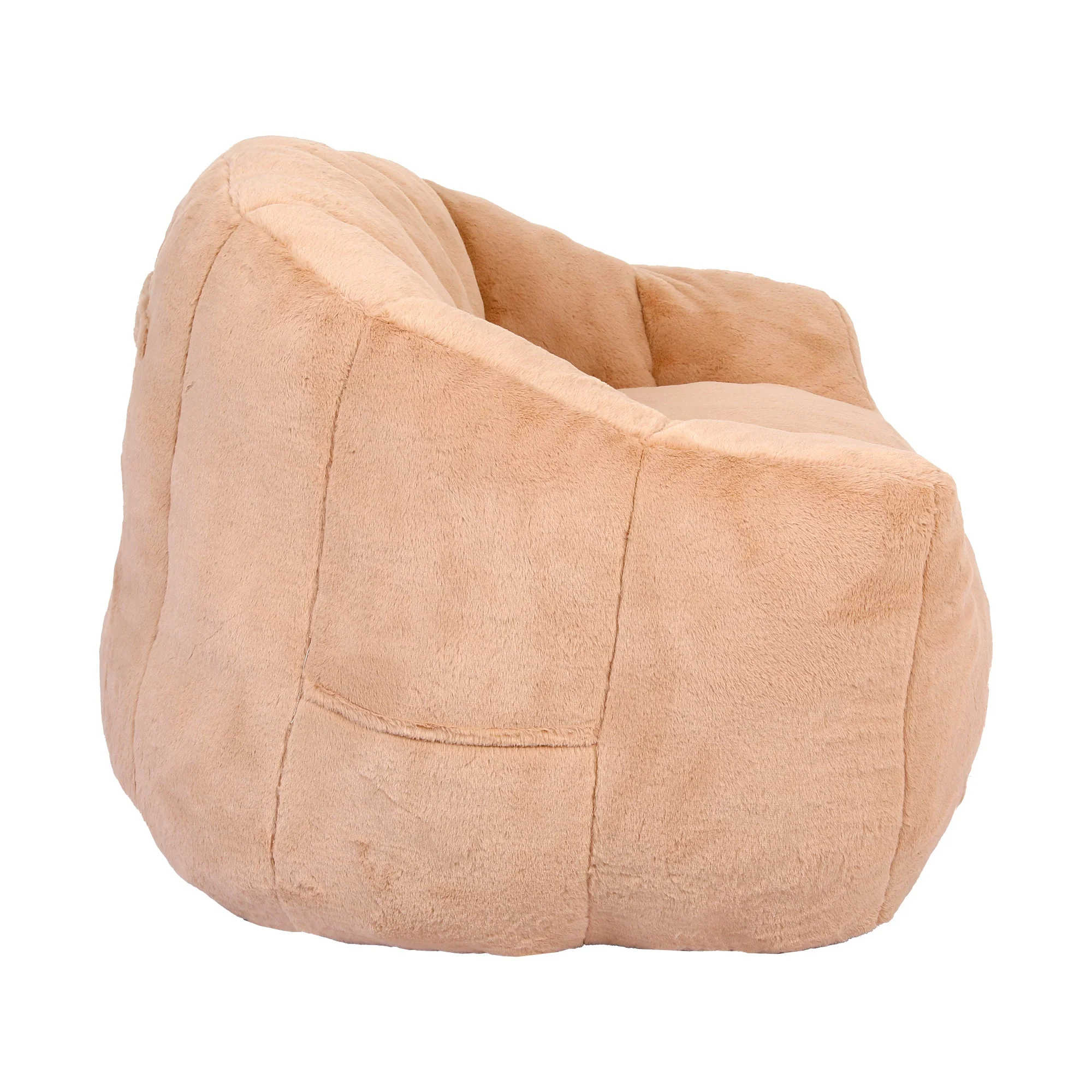 Beanbag Sofa Chair with Armrests Stuffed with High-Density Foam - Image 12