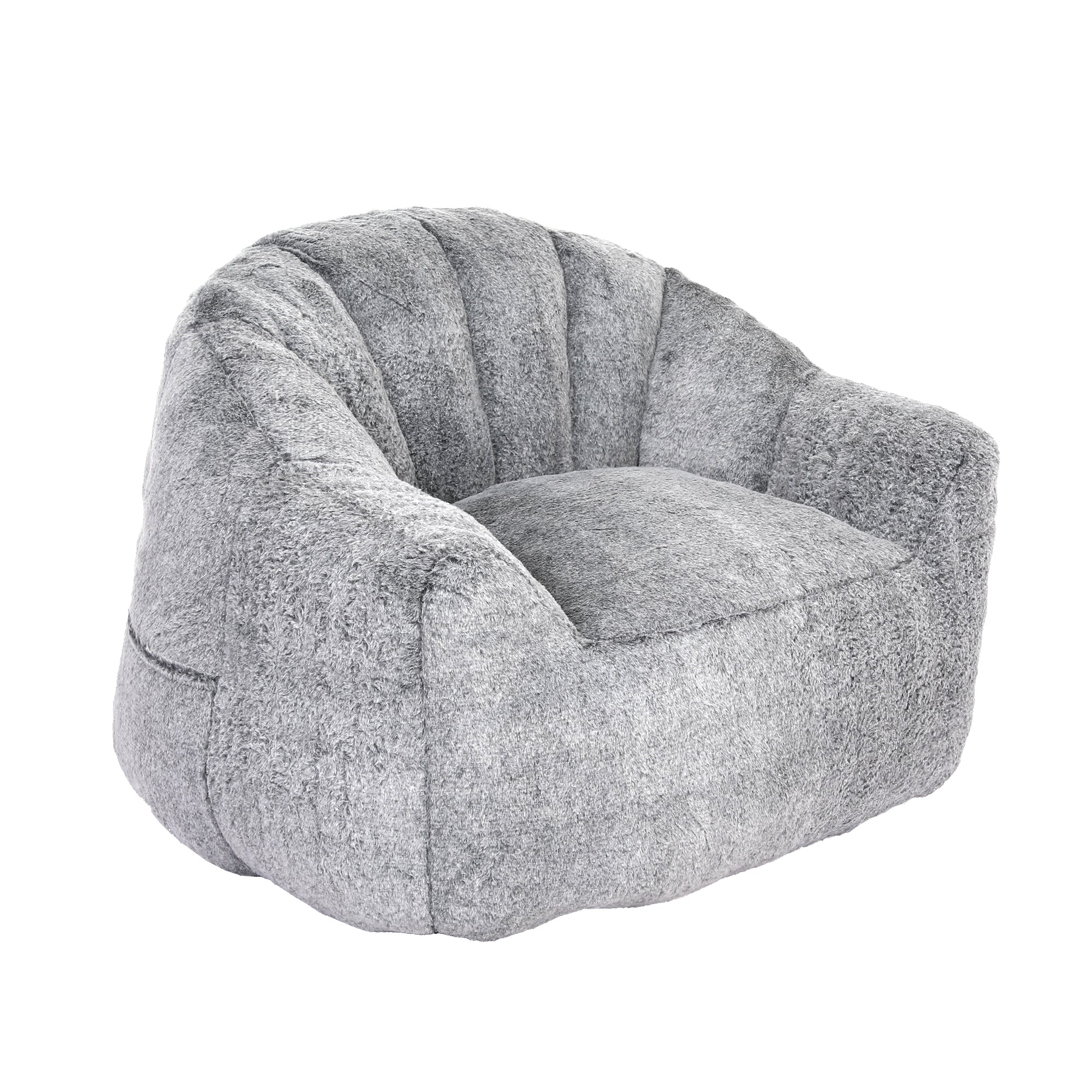 Beanbag Sofa Chair with Armrests Stuffed with High-Density Foam - Image 15