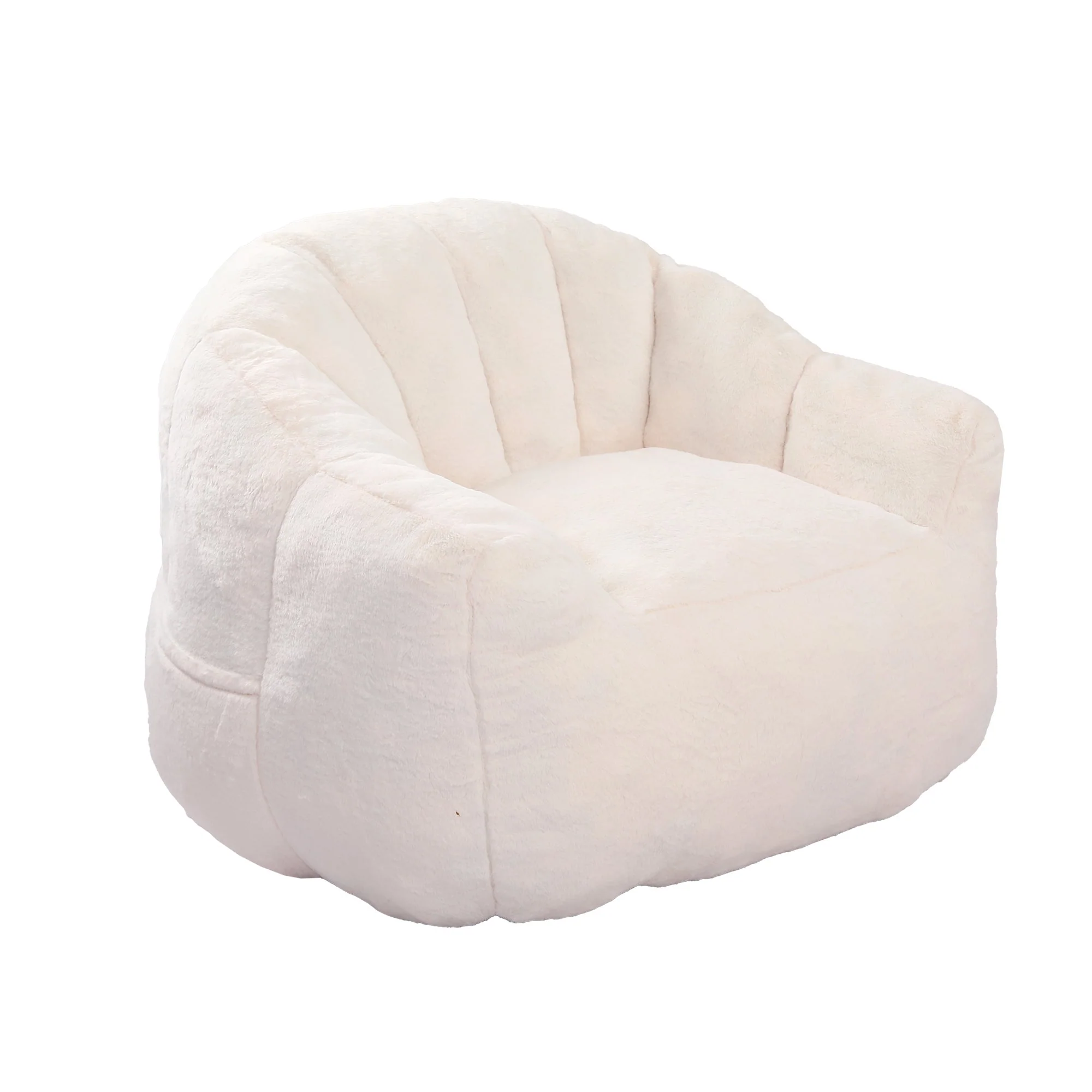 Beanbag Sofa Chair with Armrests Stuffed with High-Density Foam - Image 28