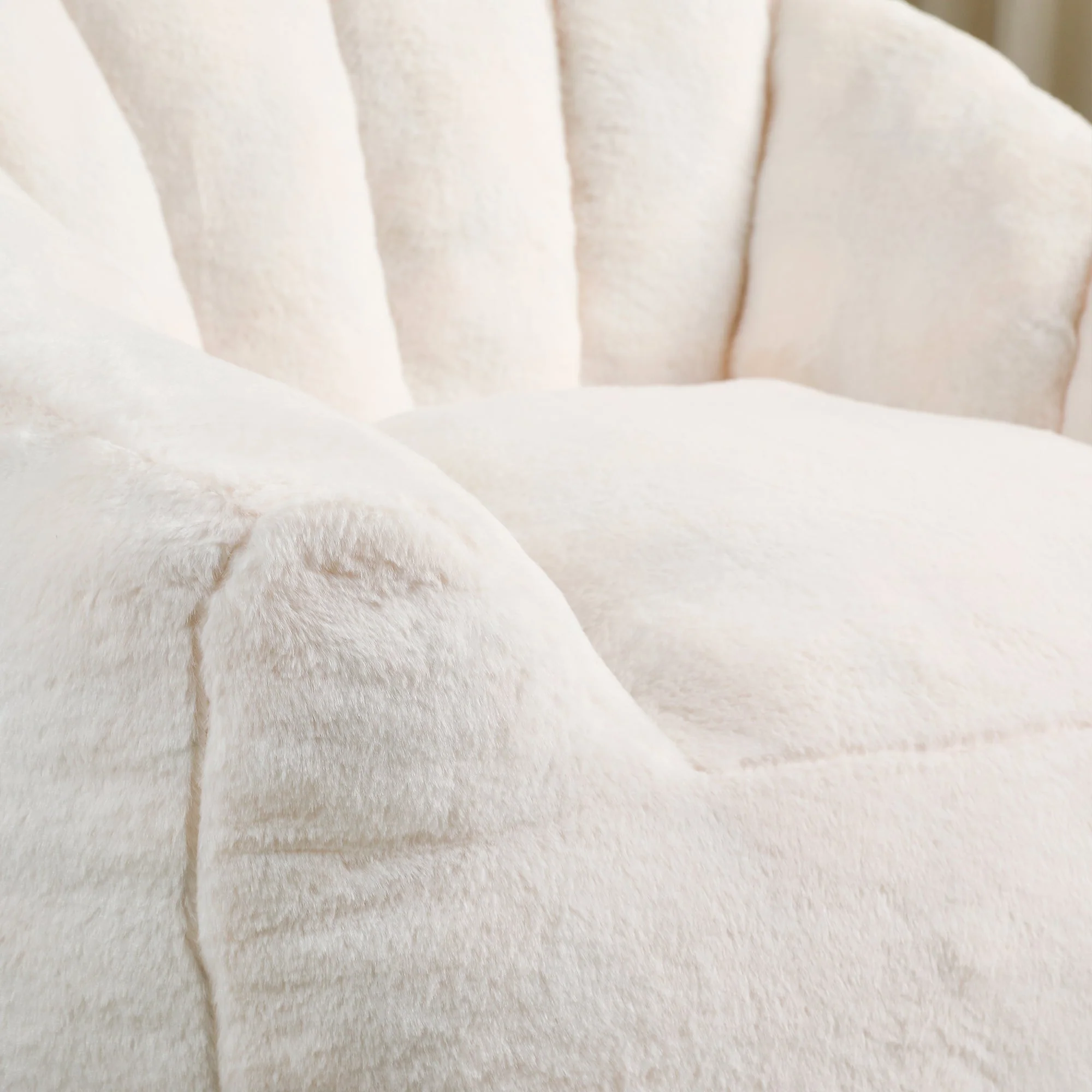 Beanbag Sofa Chair with Armrests Stuffed with High-Density Foam - Image 36
