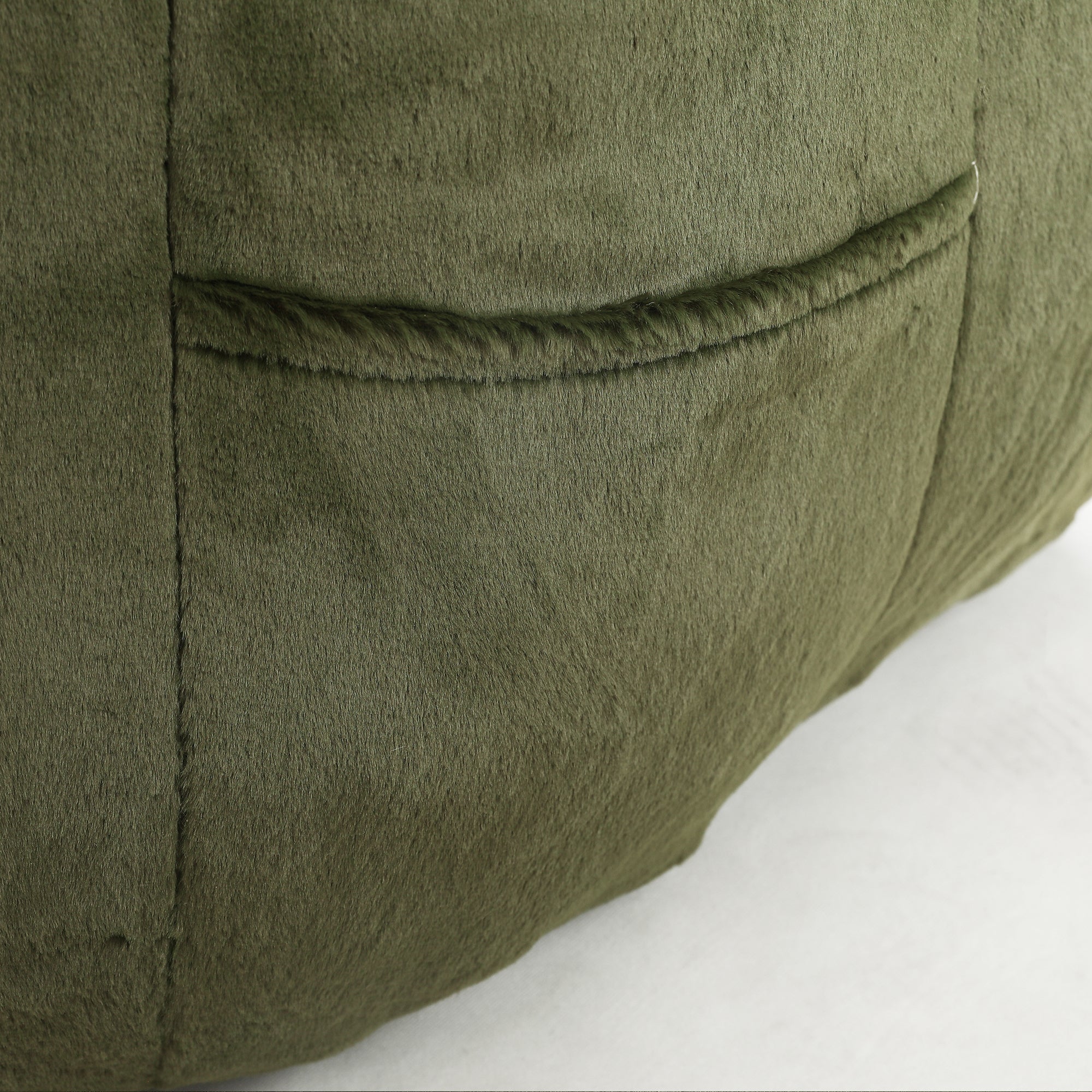 Beanbag Sofa Chair with Armrests Stuffed with High-Density Foam - Image 63