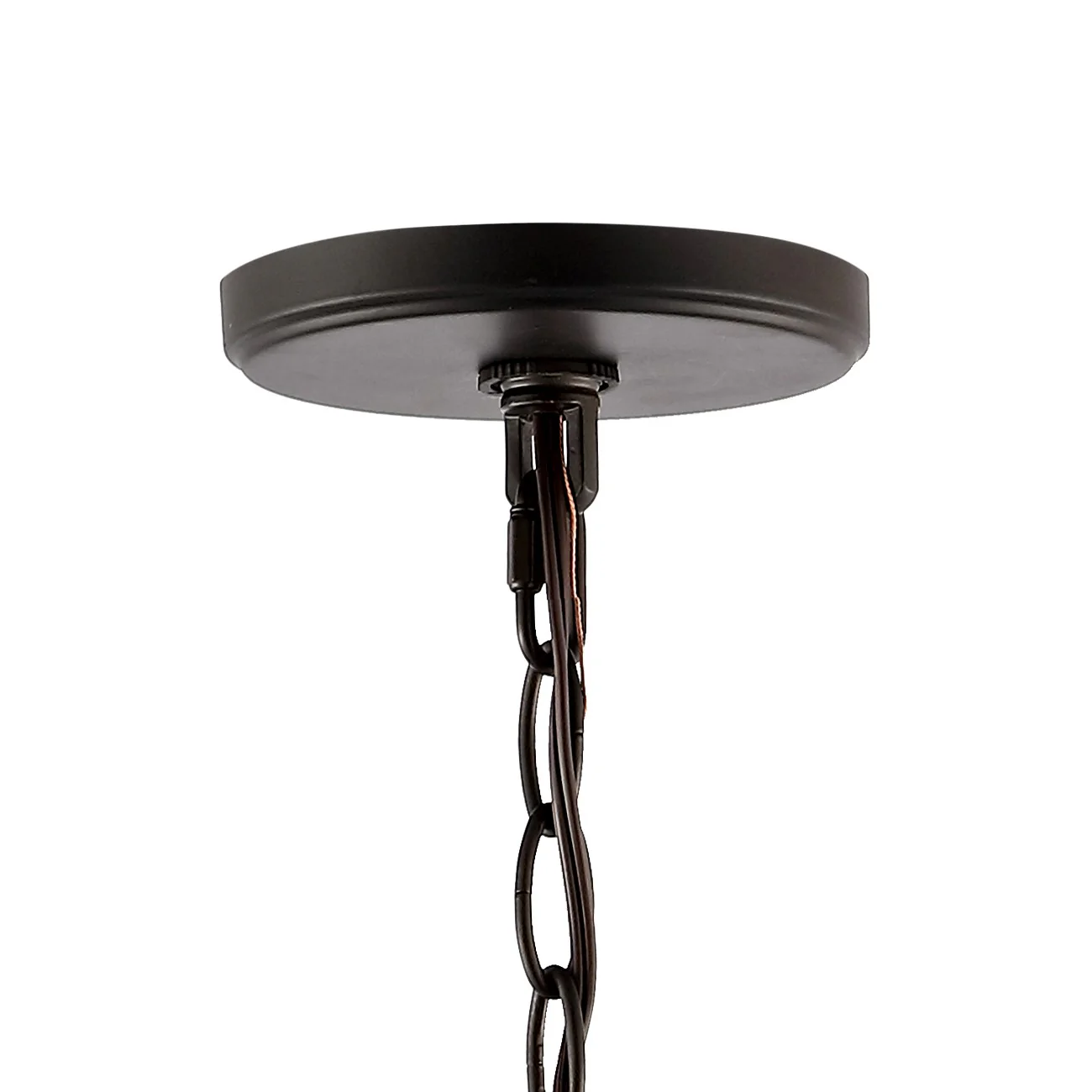 Bee 3-Light Modern Farmhouse Iron/Glass LED Pendant - Image 11