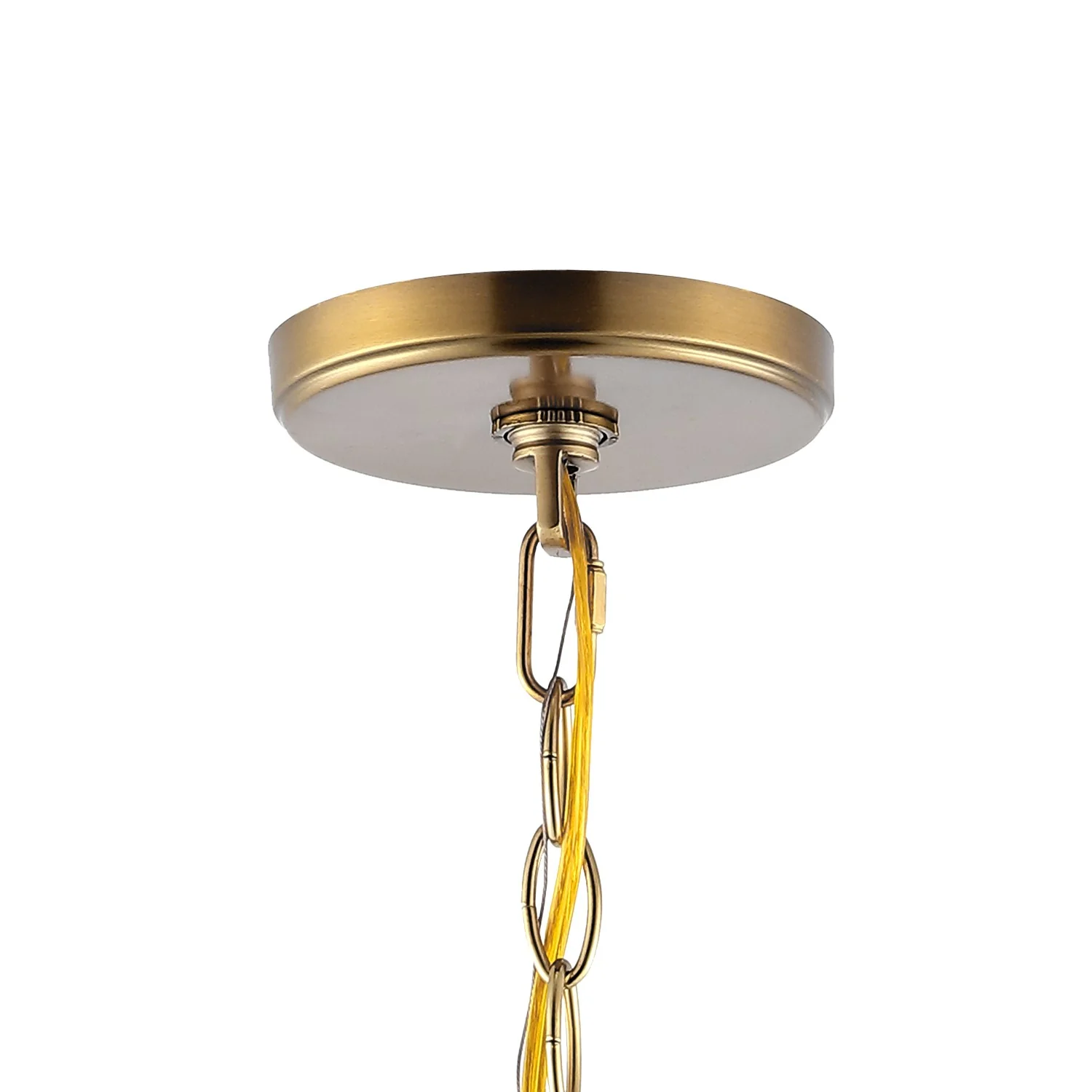 Bee 3-Light Modern Farmhouse Iron/Glass LED Pendant - Image 5