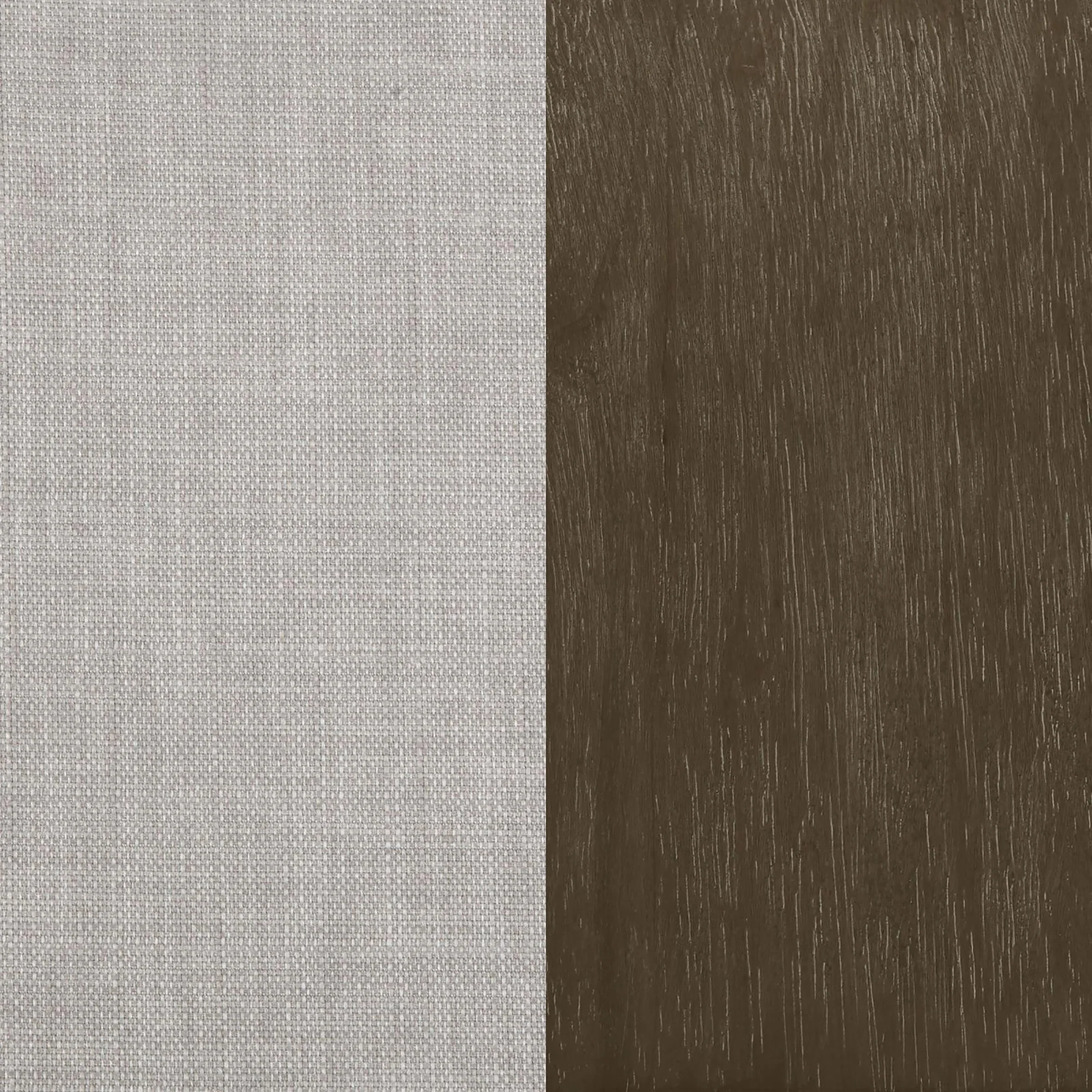 Beige and Natural Removable Back Accent Chair - Image 11
