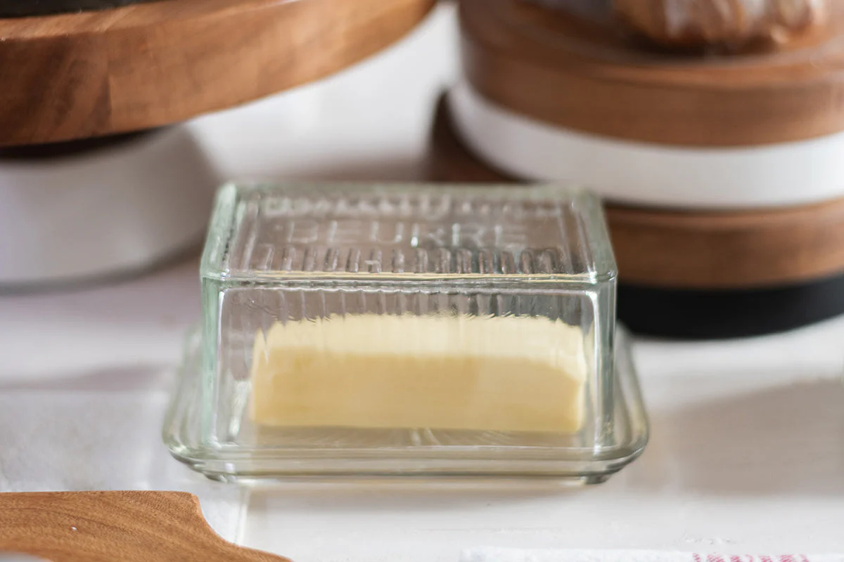 Bistro Glass Butter Dish - Image 2