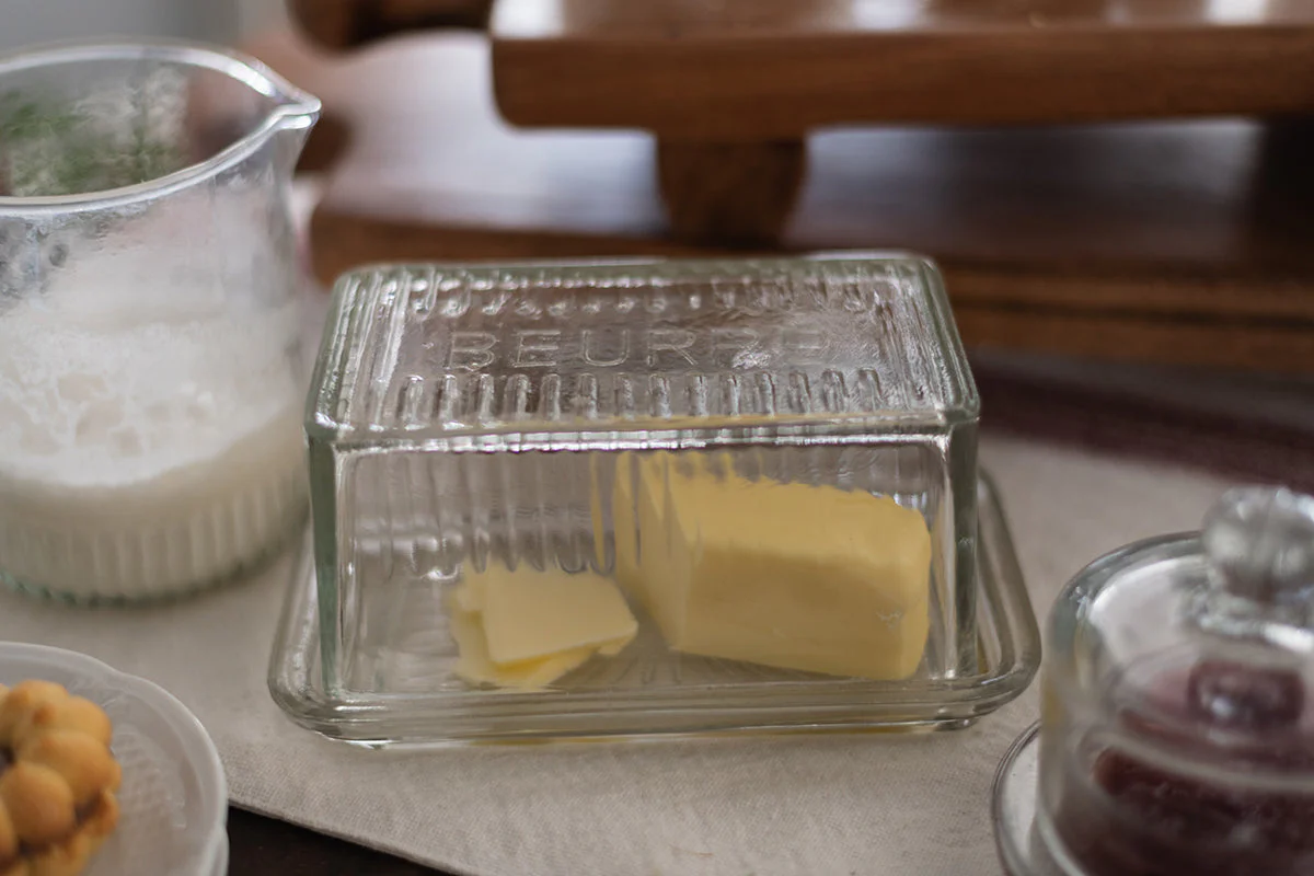 Bistro Glass Butter Dish - Image 5
