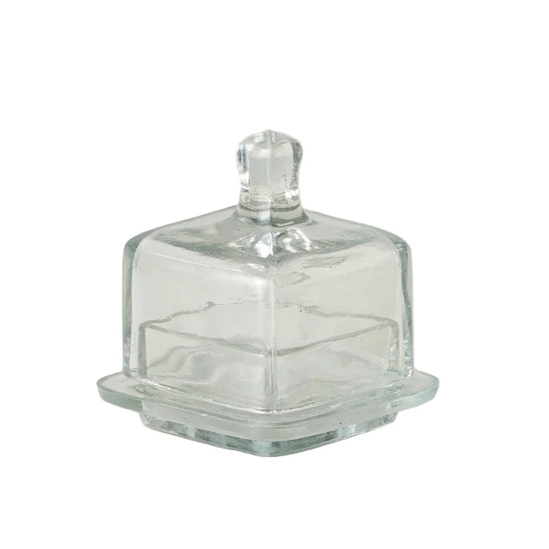 Bistro Glass Jam Jar, Square