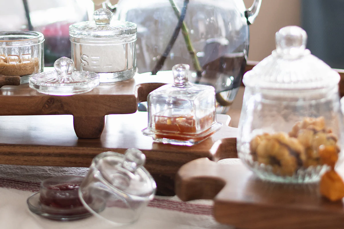 Bistro Glass Jam Jar, Square - Image 9