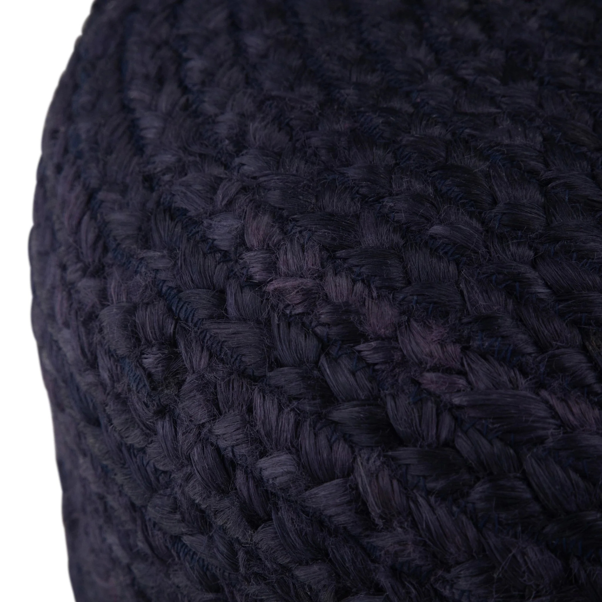 Blissara Multi-functional Round Pouf with Braided Jute - Image 7