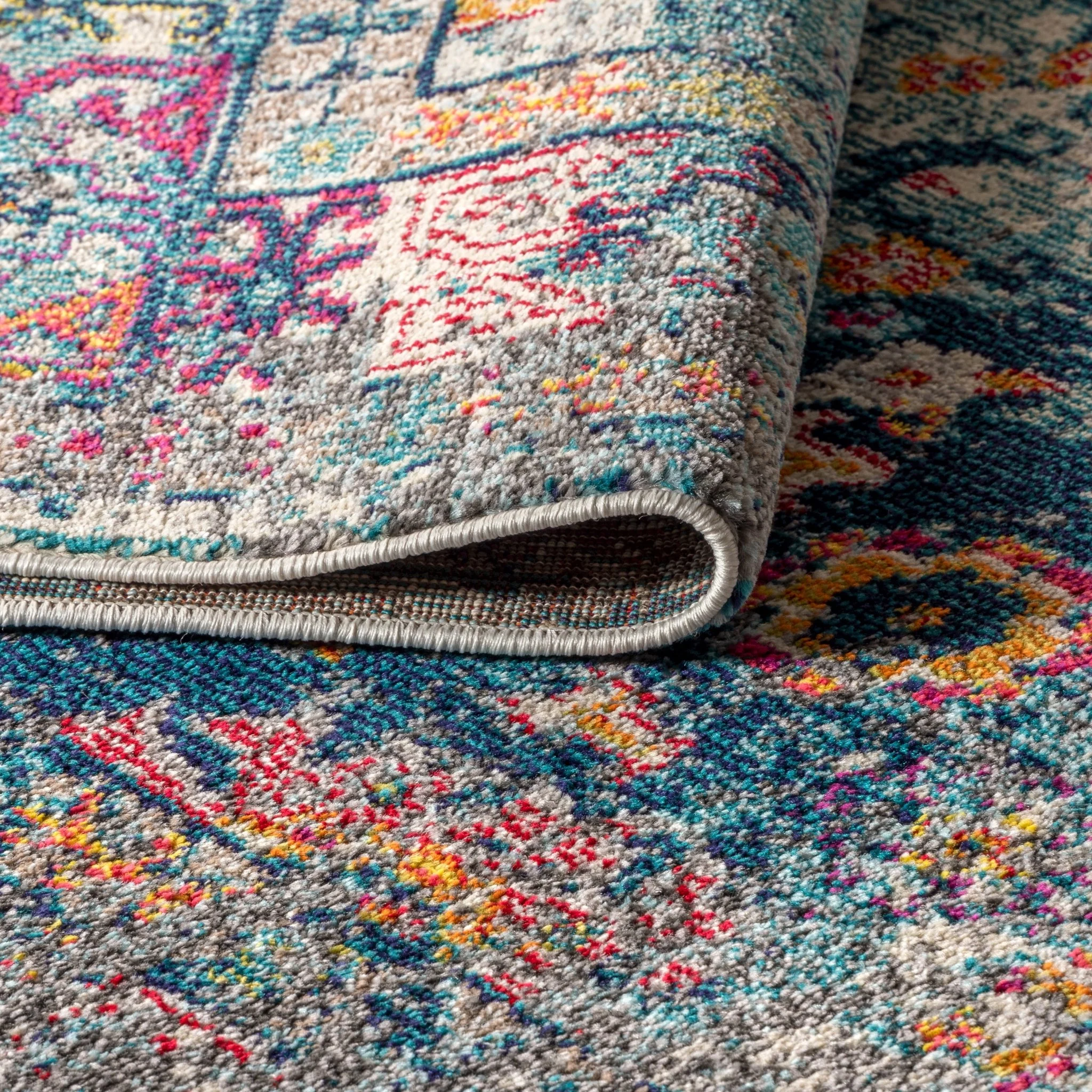 Bohemian FLAIR Boho Vintage Medallion Area Rug - Image 11