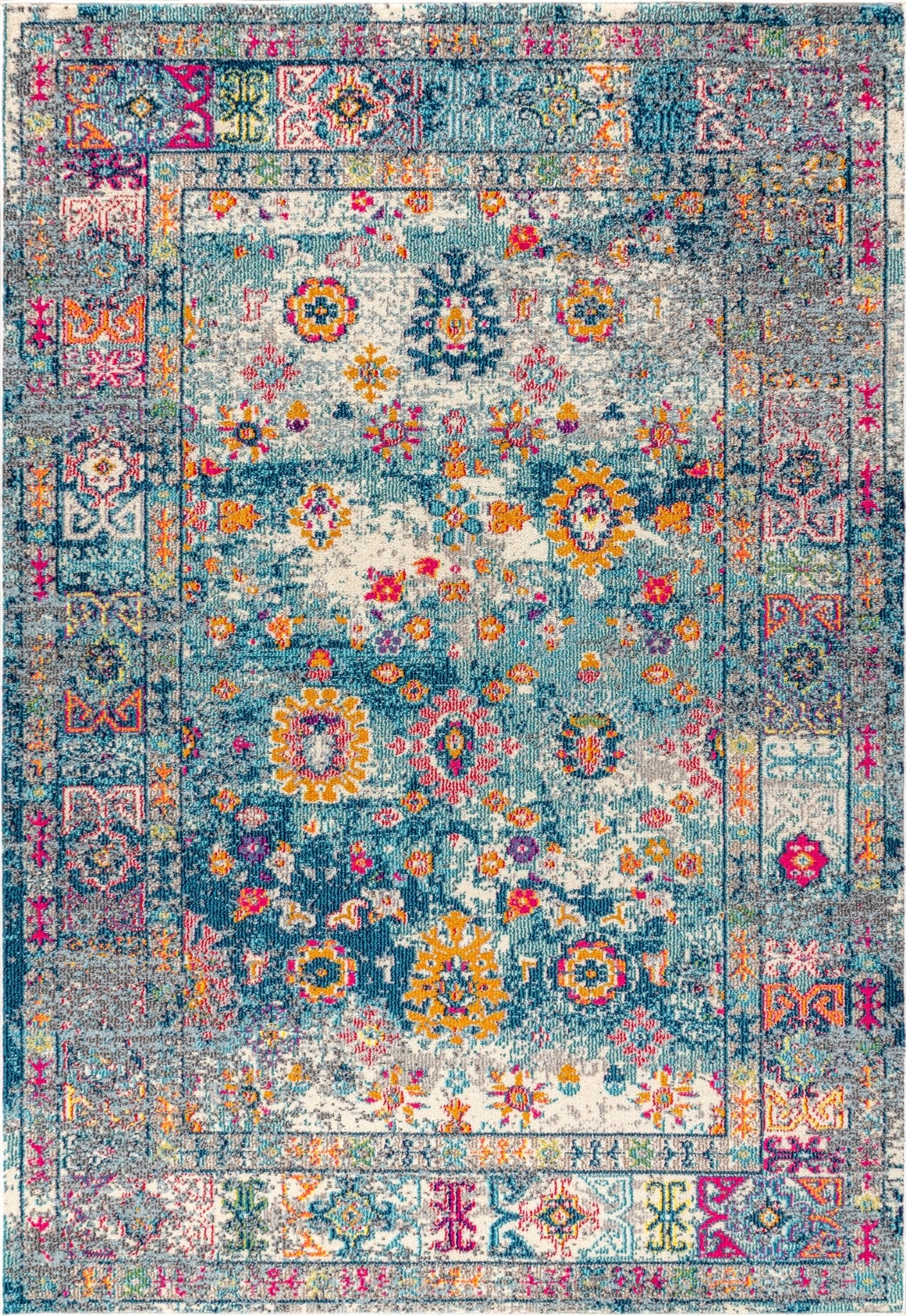 Bohemian FLAIR Boho Vintage Medallion Area Rug - Image 12