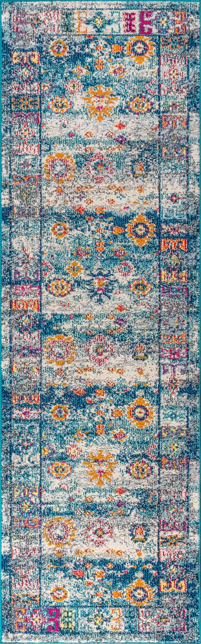 Bohemian FLAIR Boho Vintage Medallion Area Rug - Image 17