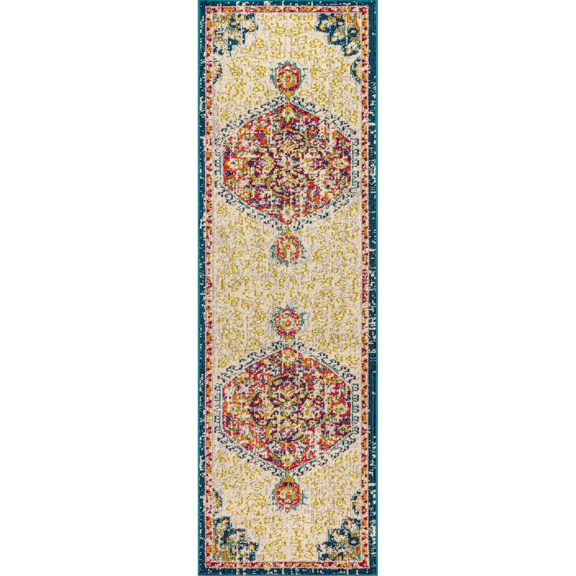 Bohemian FLAIR Boho Vintage Medallion Area Rug - Image 10