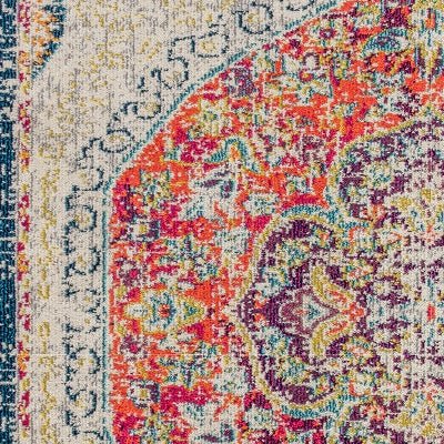 Bohemian FLAIR Boho Vintage Medallion Area Rug - Image 7