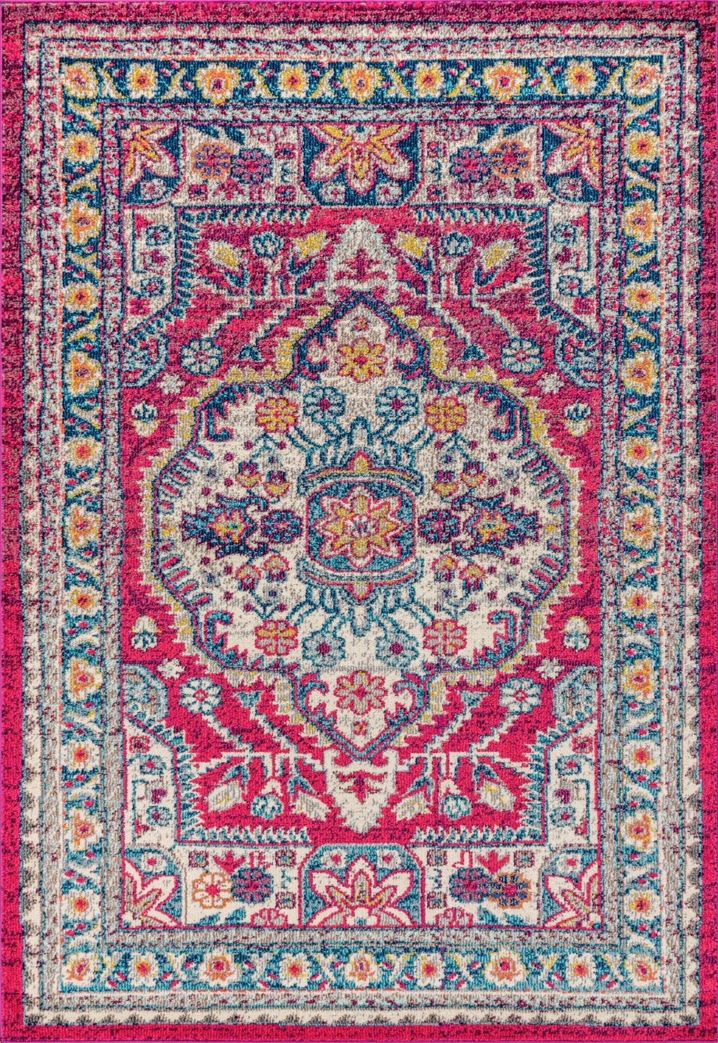 Bohemian FLAIR Boho Vintage Medallion Area Rug - Image 10