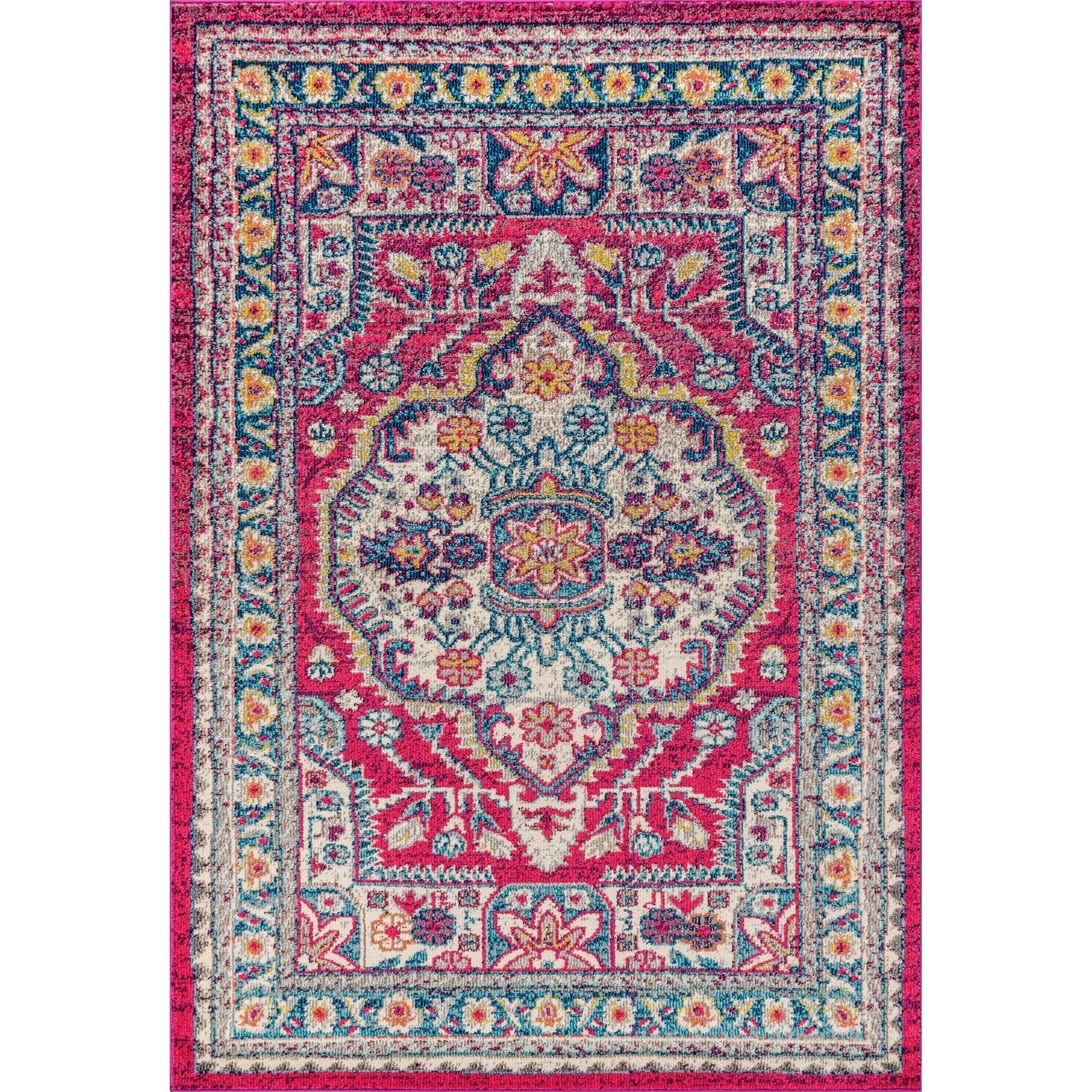 Bohemian FLAIR Boho Vintage Medallion Area Rug - Image 13