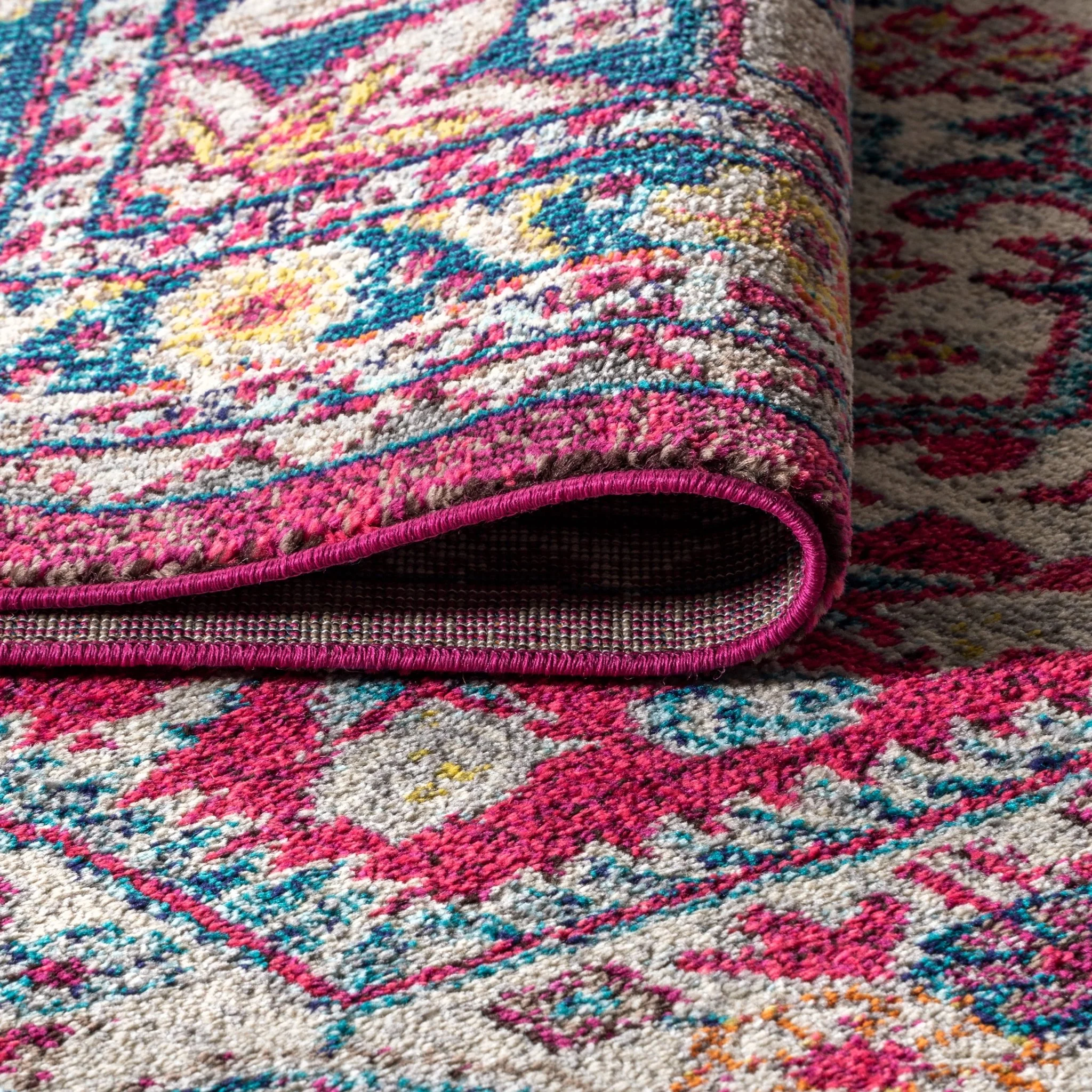 Bohemian FLAIR Boho Vintage Medallion Area Rug - Image 14