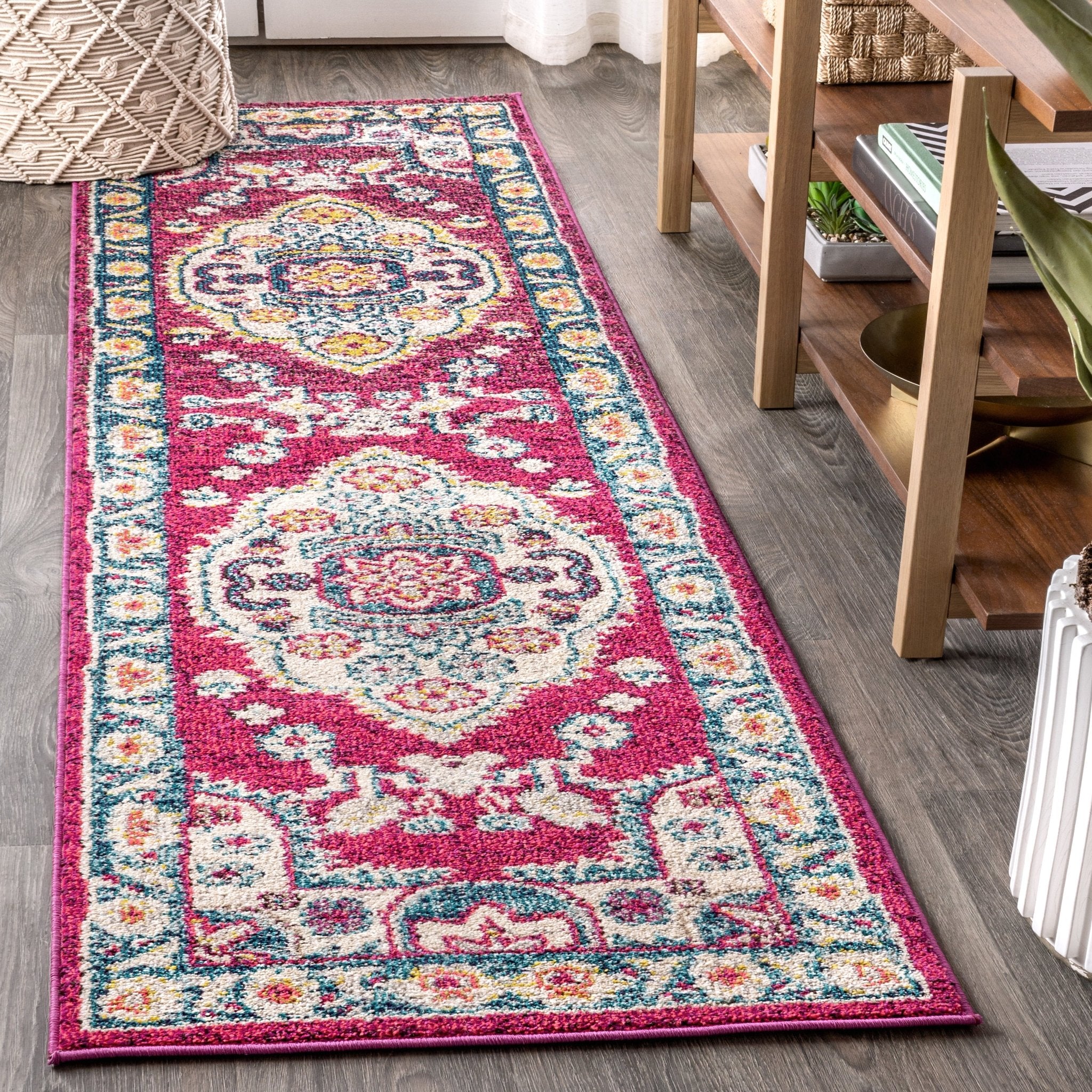 Bohemian FLAIR Boho Vintage Medallion Area Rug - Image 17