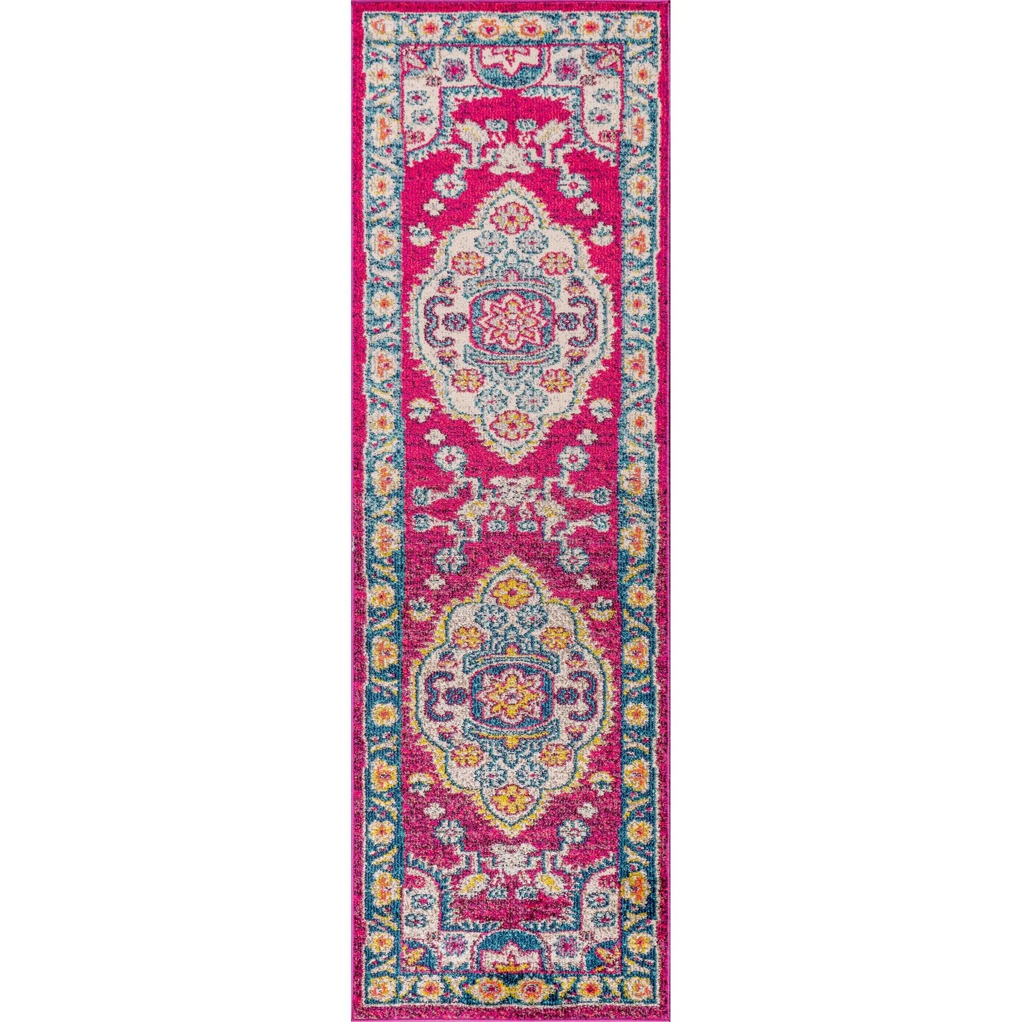Bohemian FLAIR Boho Vintage Medallion Area Rug - Image 19