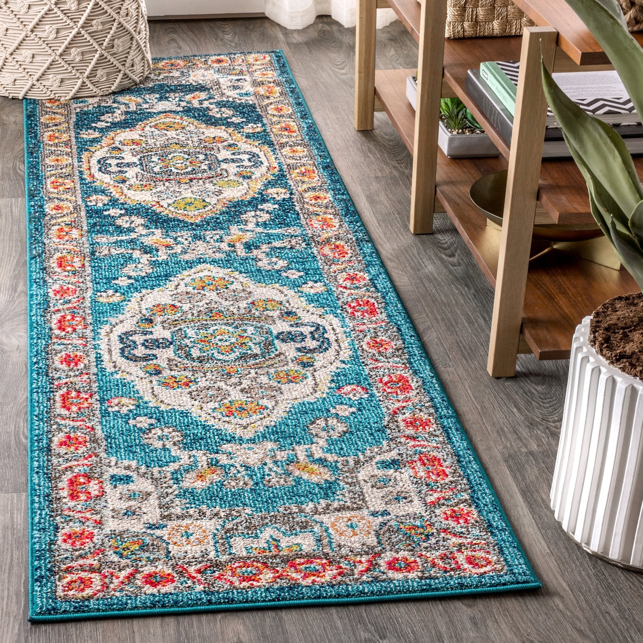 Bohemian FLAIR Boho Vintage Medallion Area Rug - Image 7