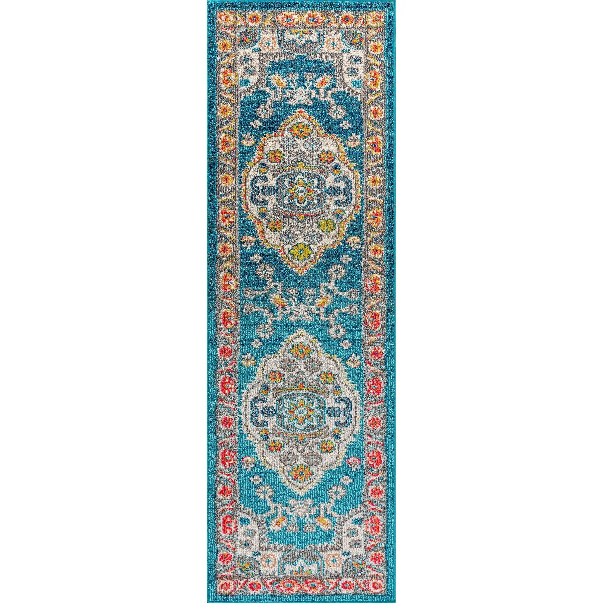 Bohemian FLAIR Boho Vintage Medallion Area Rug - Image 9