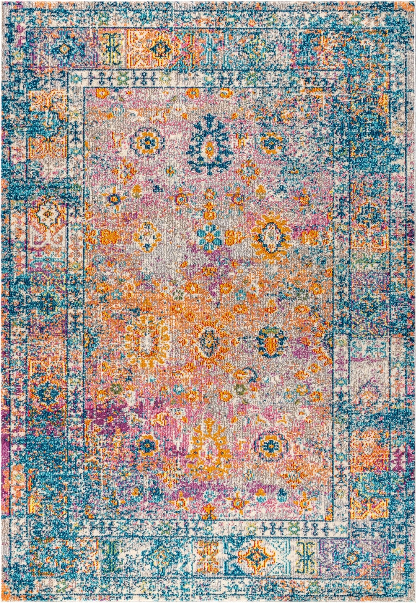 Bohemian FLAIR Boho Vintage Medallion Area Rug - Image 5