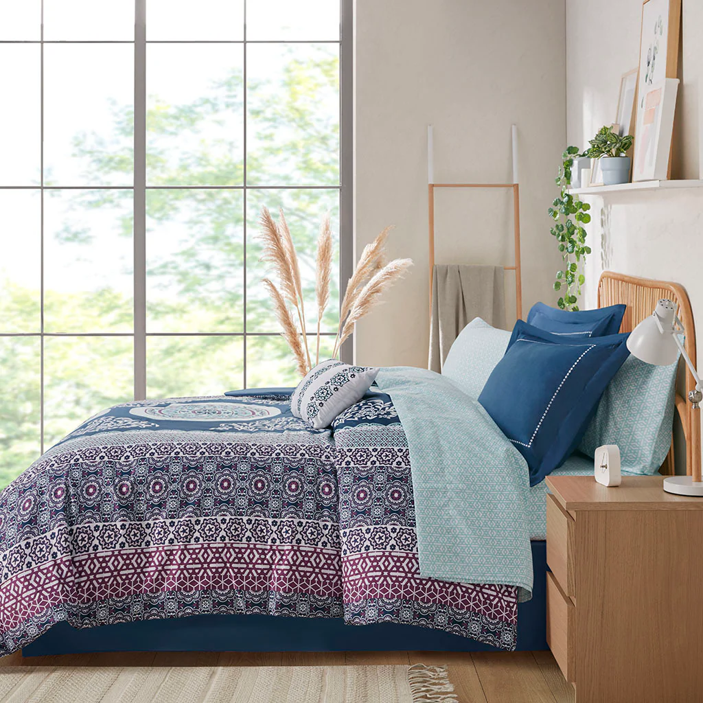 Boho Twin XL Comforter Set with Bed Sheets - Image 16