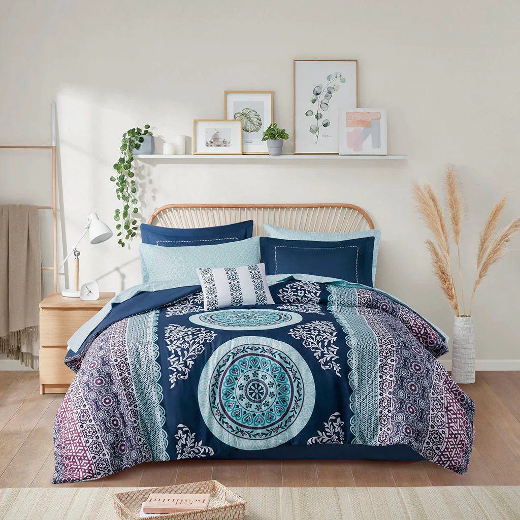 Boho Twin XL Comforter Set with Bed Sheets - Image 4