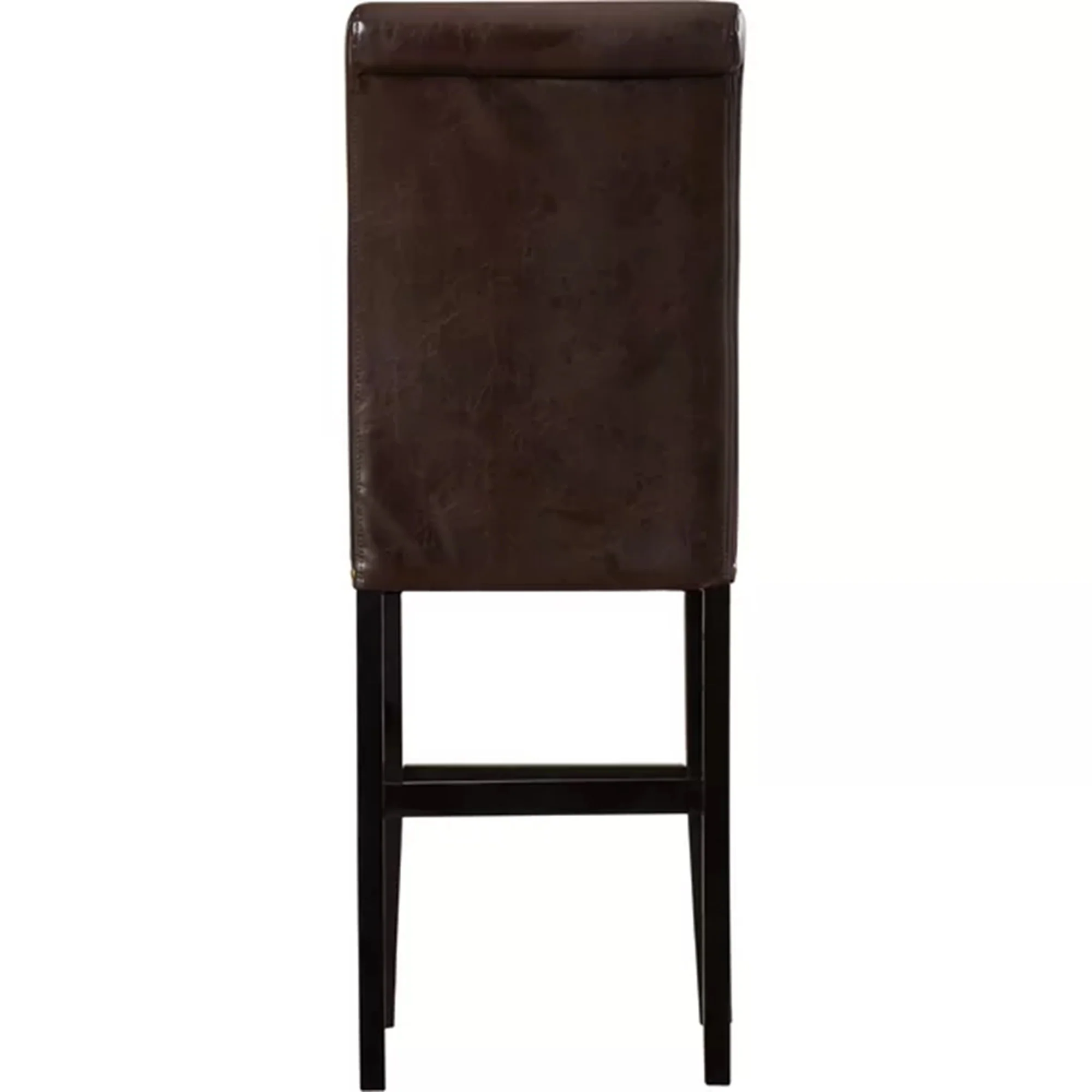 Bonded Leather Counter Stool with Solid Wood Frame, Set of 2 - Image 12
