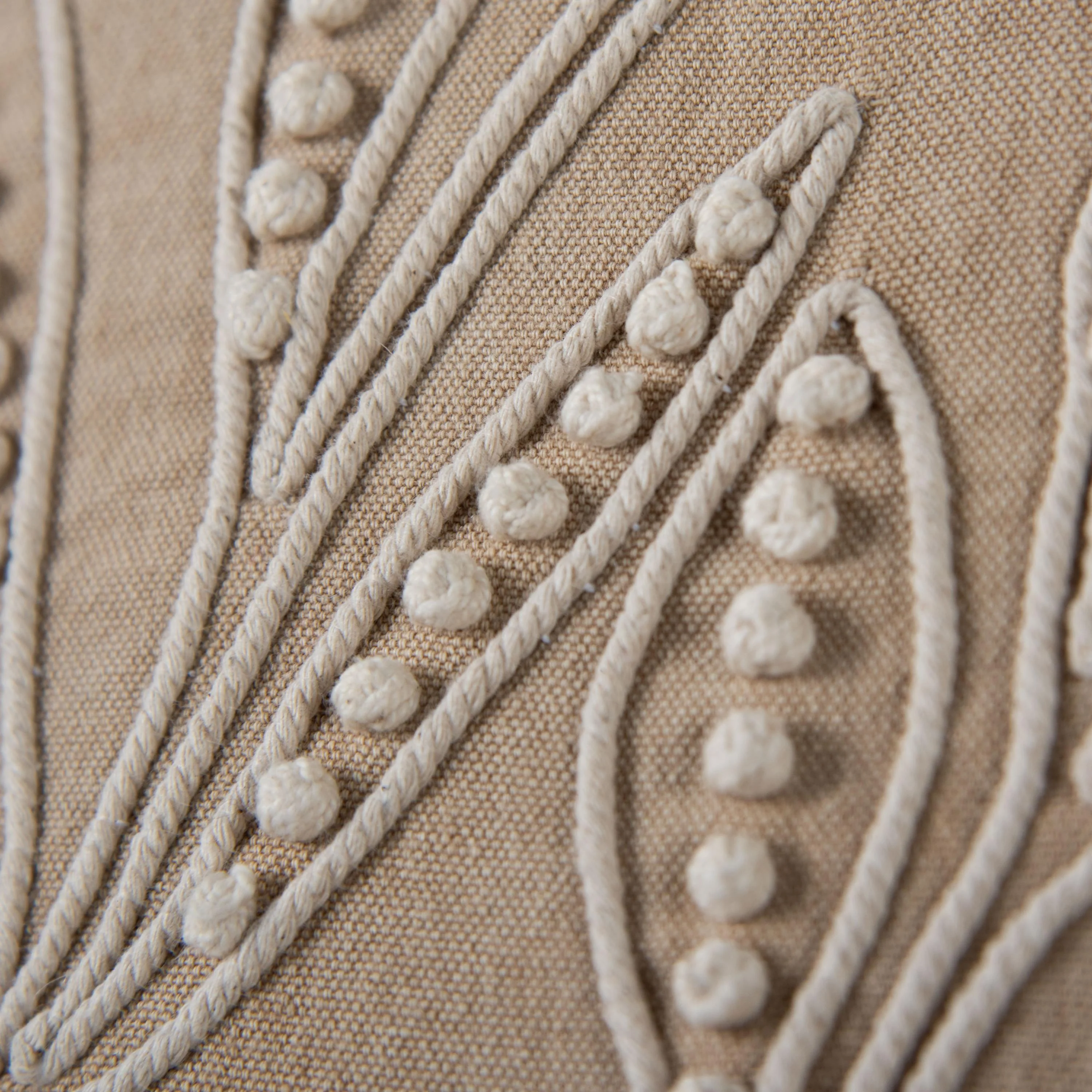 Botanical Embroidered Throw Pillow - Image 15
