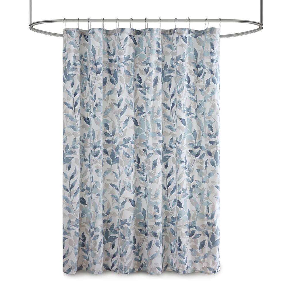 Botanical Printed Shower Curtain - Image 6