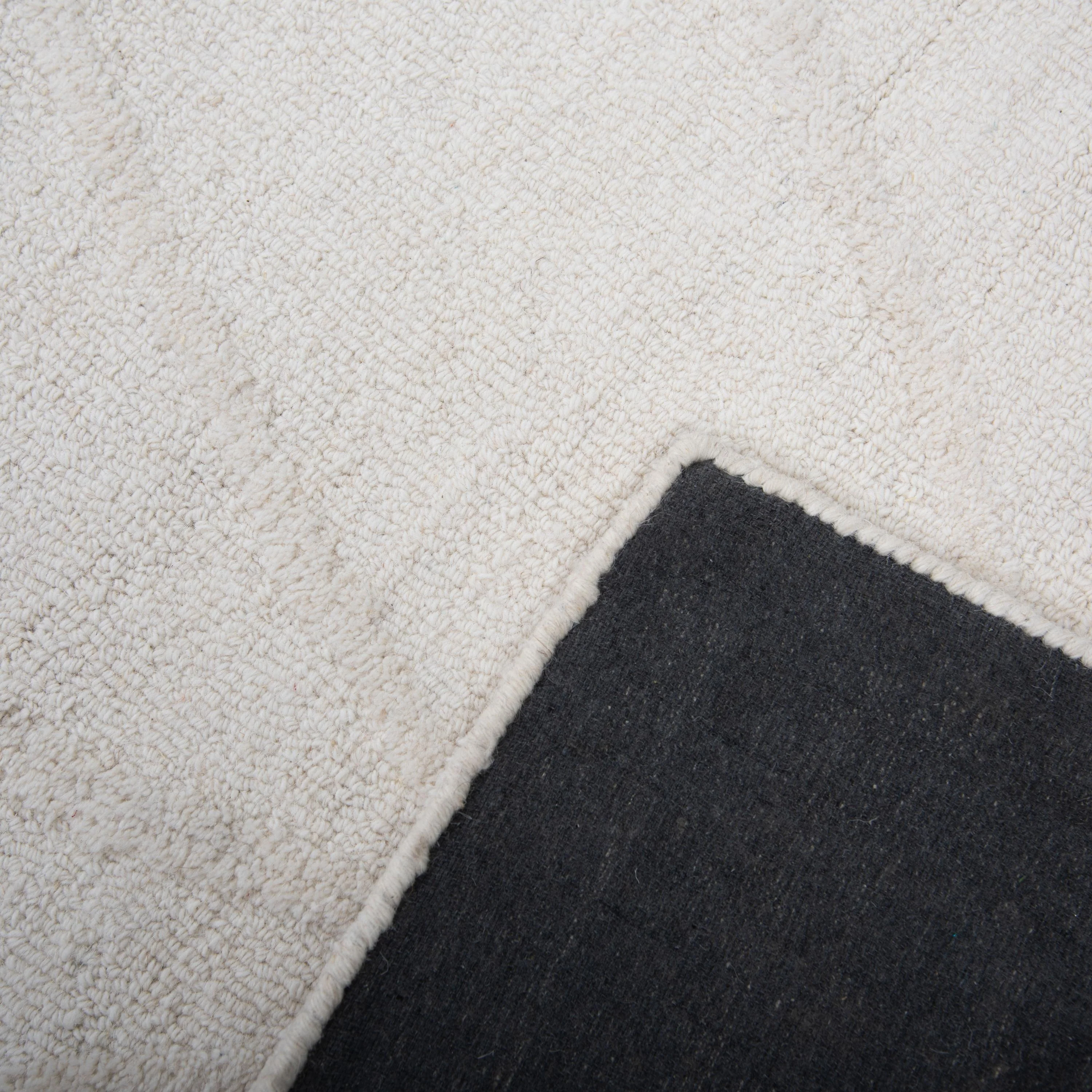 Brampton Hand Tufted 100% Wool Geometric Area Rug - Image 3