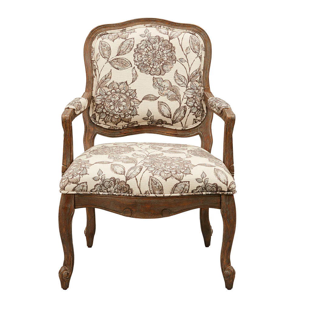Camel Back Exposed Wood Chair - Image 2