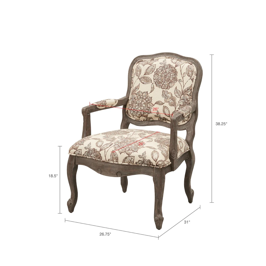 Camel Back Exposed Wood Chair - Image 5