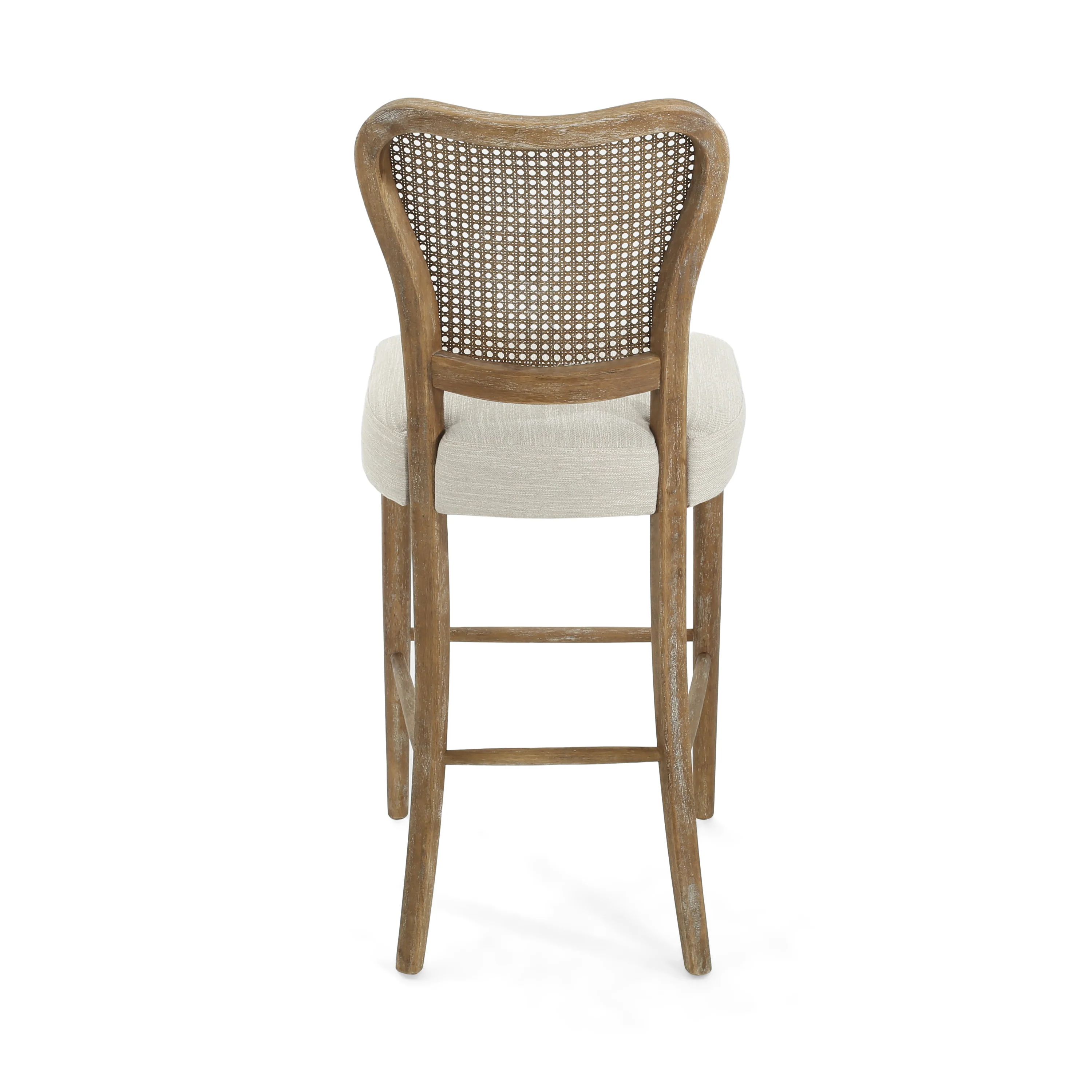 Cane-Back Upholstered Bar Stools, Set of 2 - Image 10