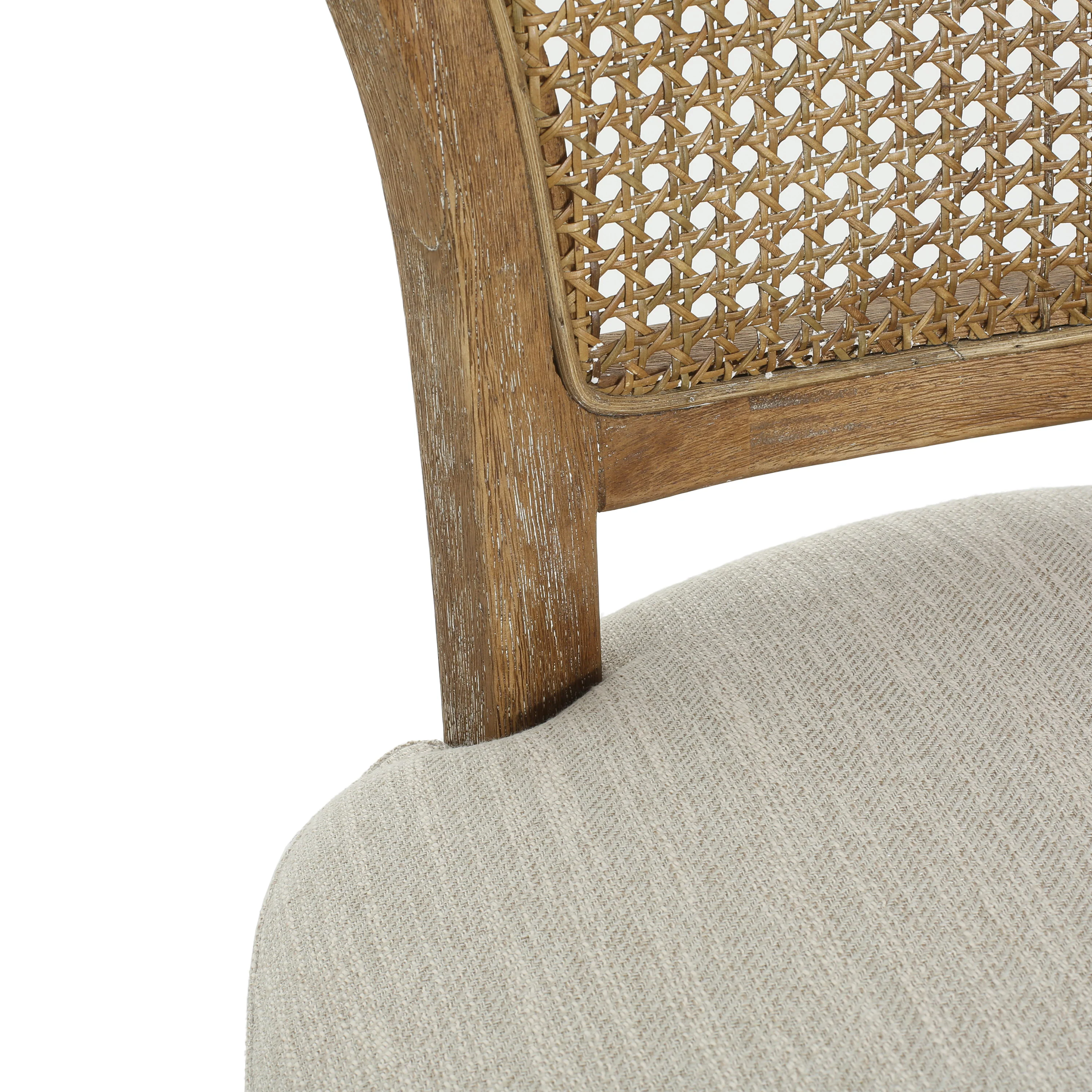 Cane-Back Upholstered Bar Stools, Set of 2 - Image 15