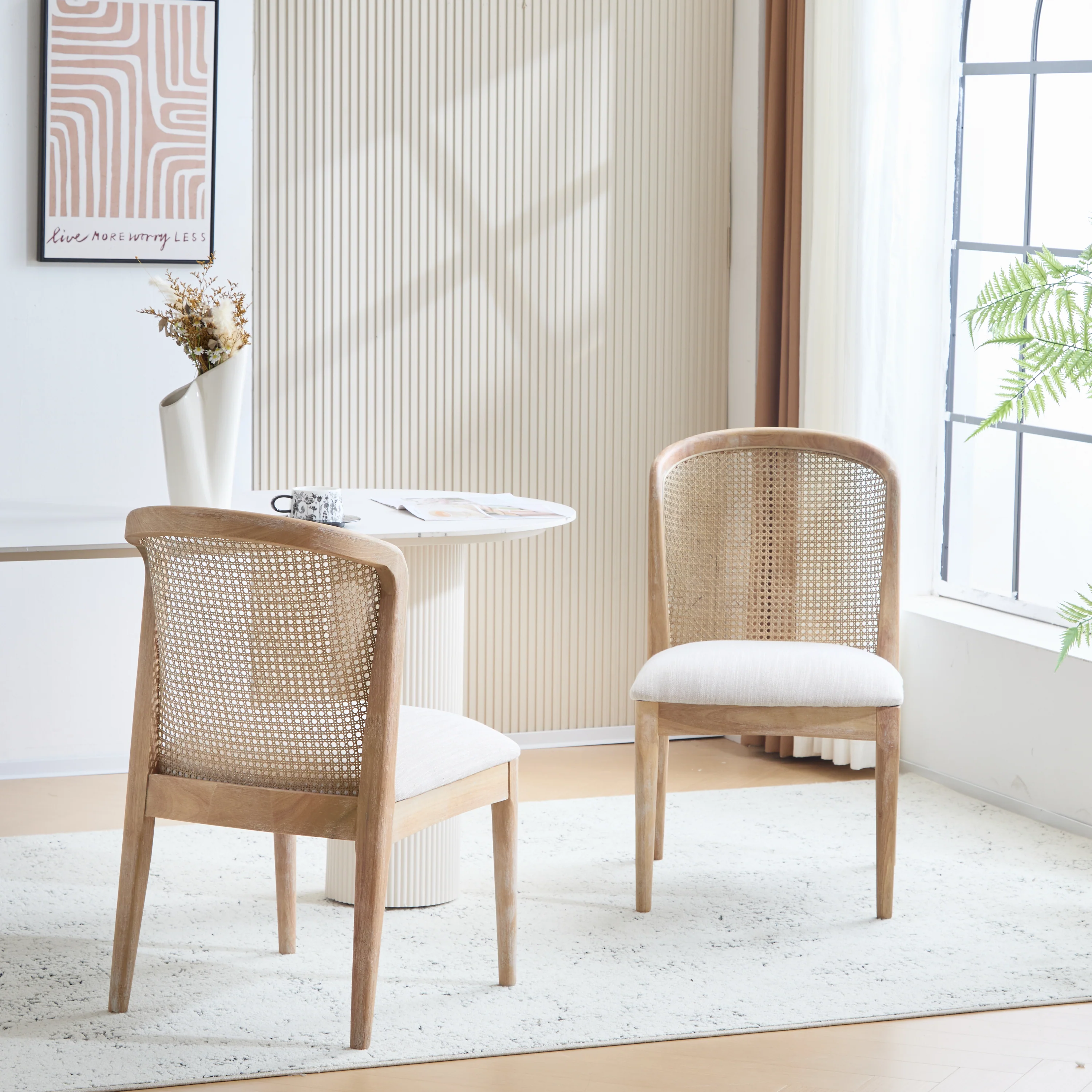 Cane Side Chair, Set of 2 - Image 17