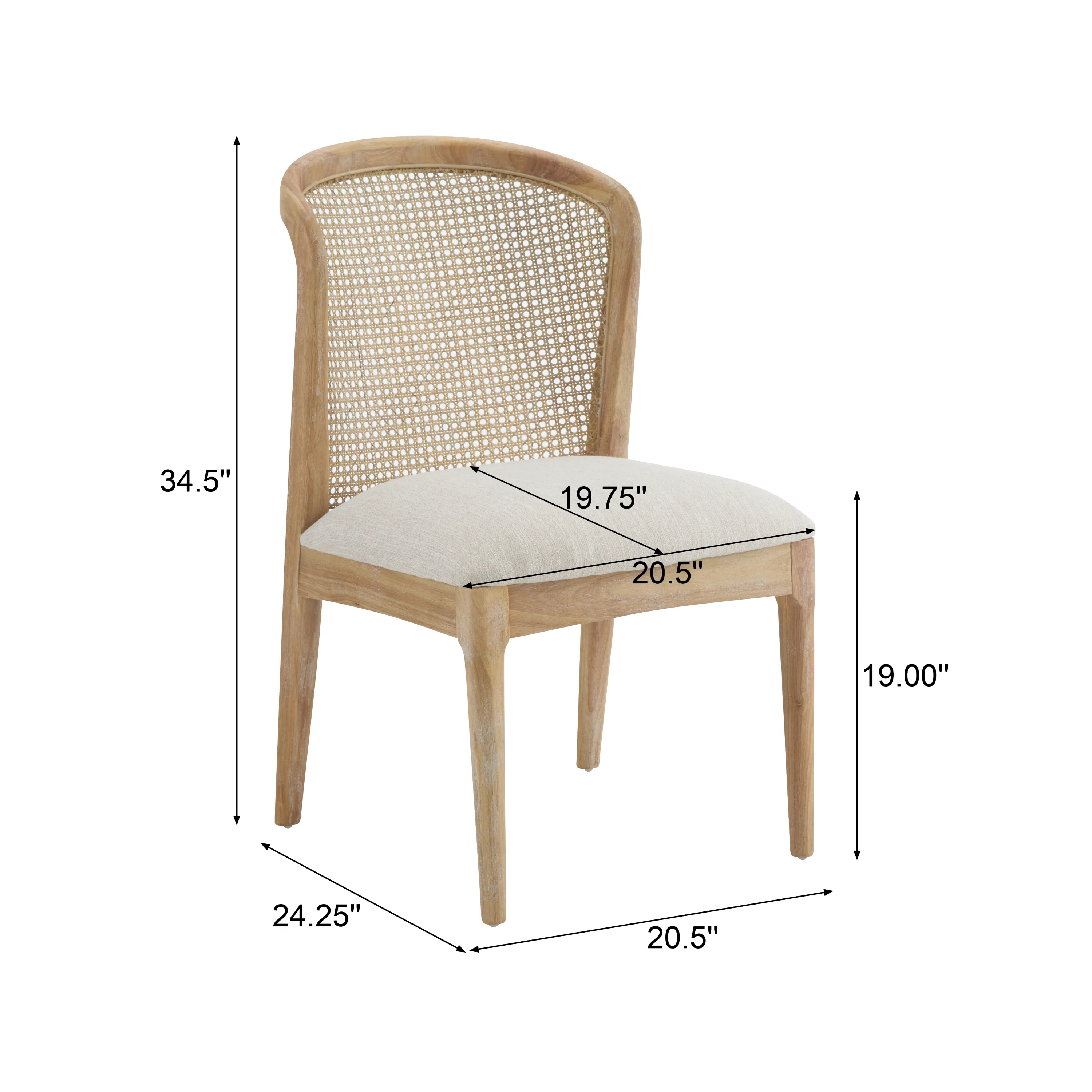 Cane Side Chair, Set of 2 - Image 30