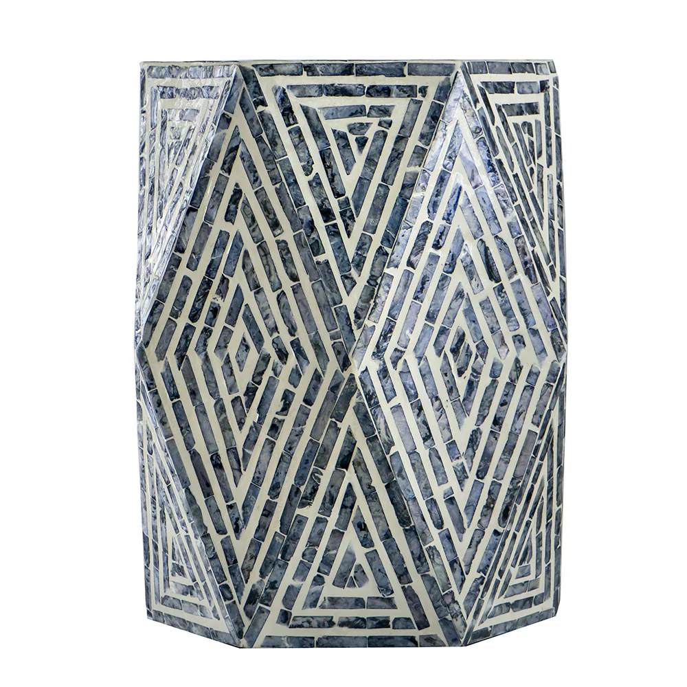Capiz Hexagon Side Table - Image 3