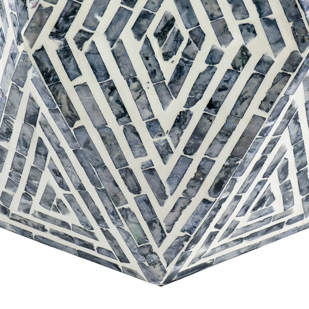 Capiz Hexagon Side Table - Image 5