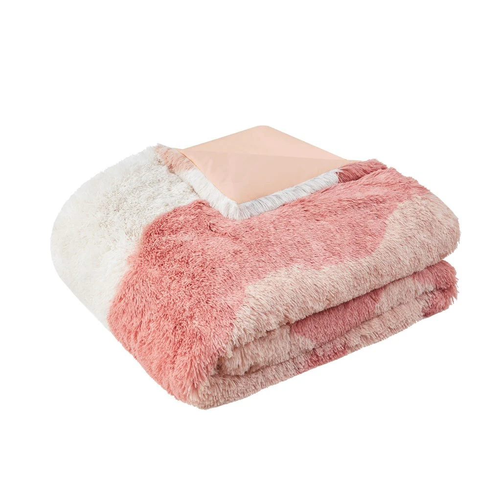 Cassie Ombre Shaggy Faux Fur Twin/Twin XL Comforter Set - Image 12