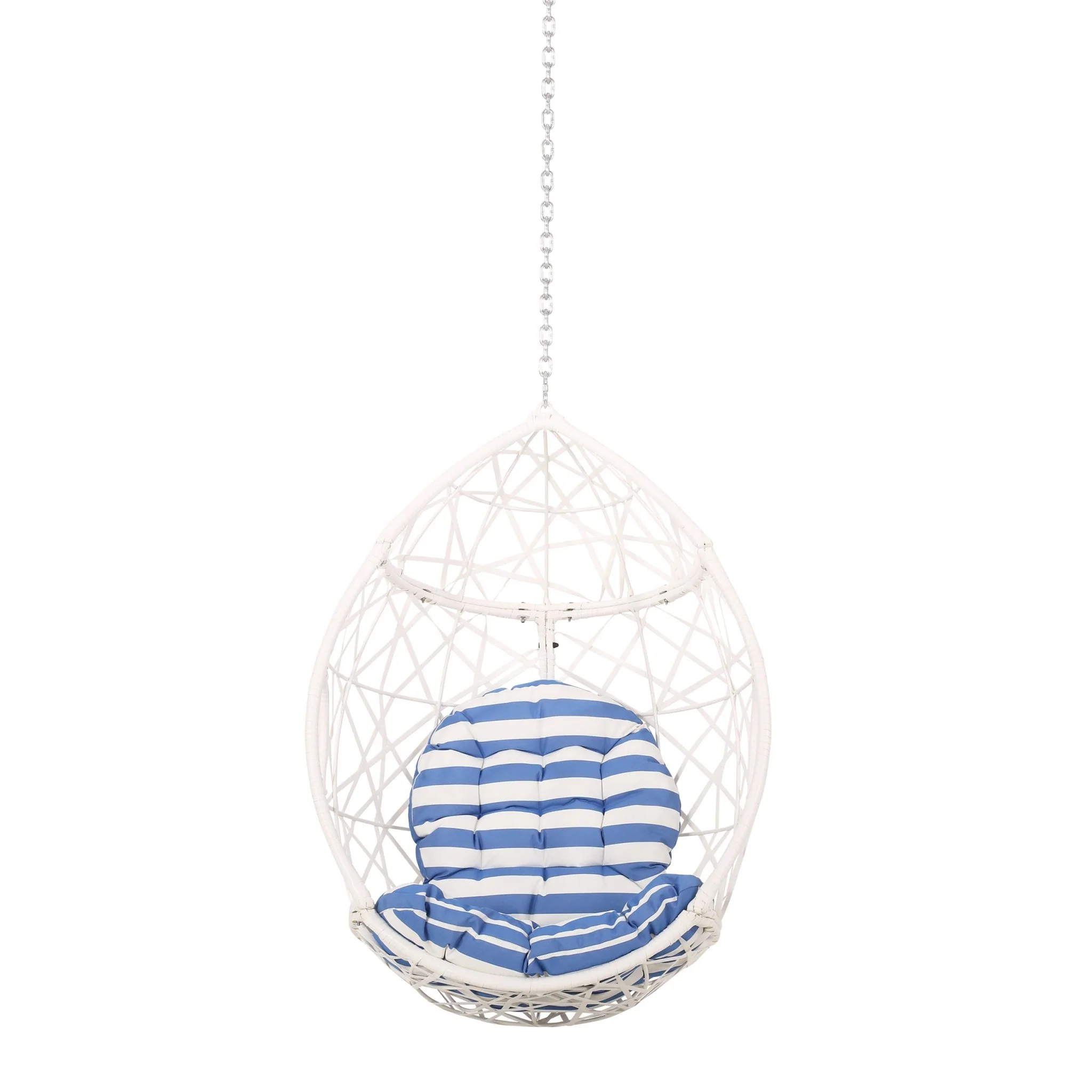 Celestia Outdoor Hanging Chair with 8ft Chain and Egg Shape - Image 11